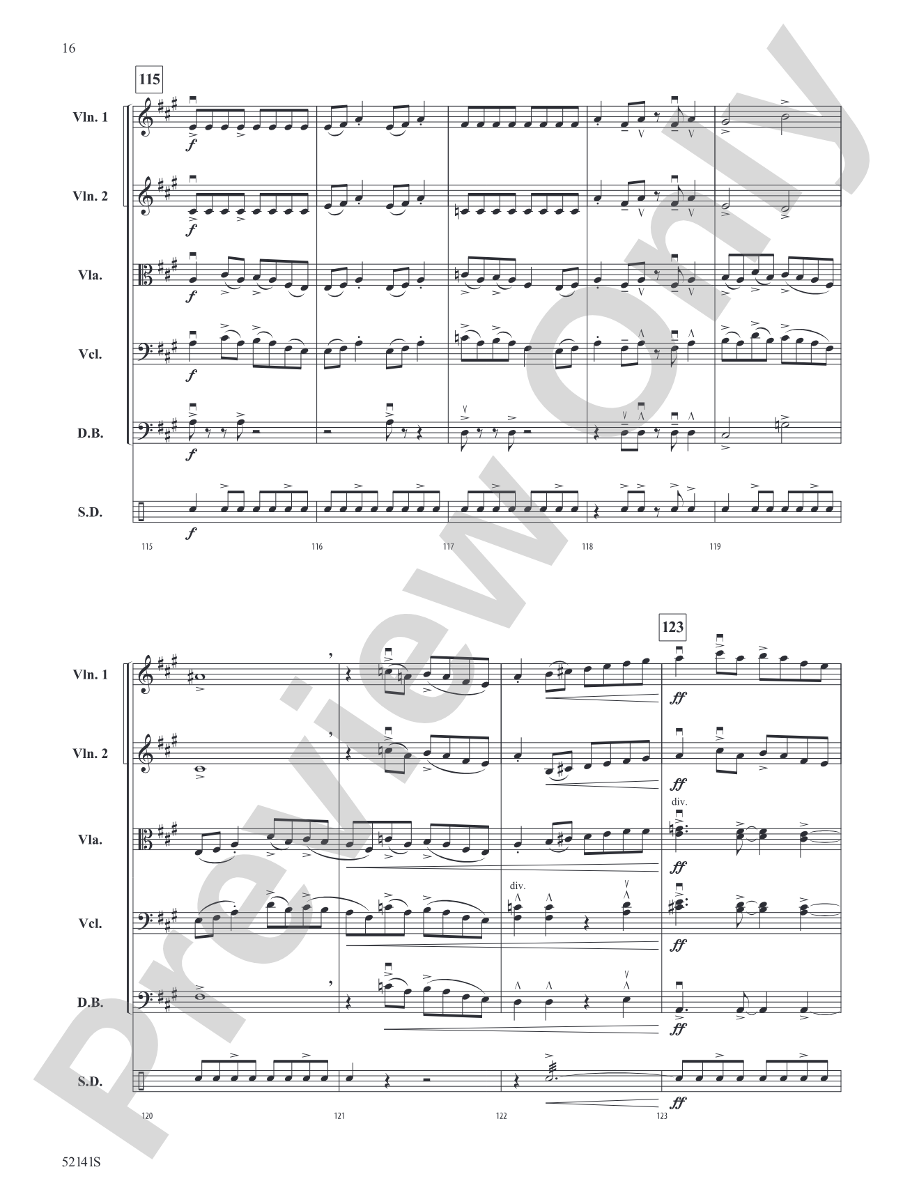 The Mile-Tall River Wall: String Orchestra Conductor Score & Parts