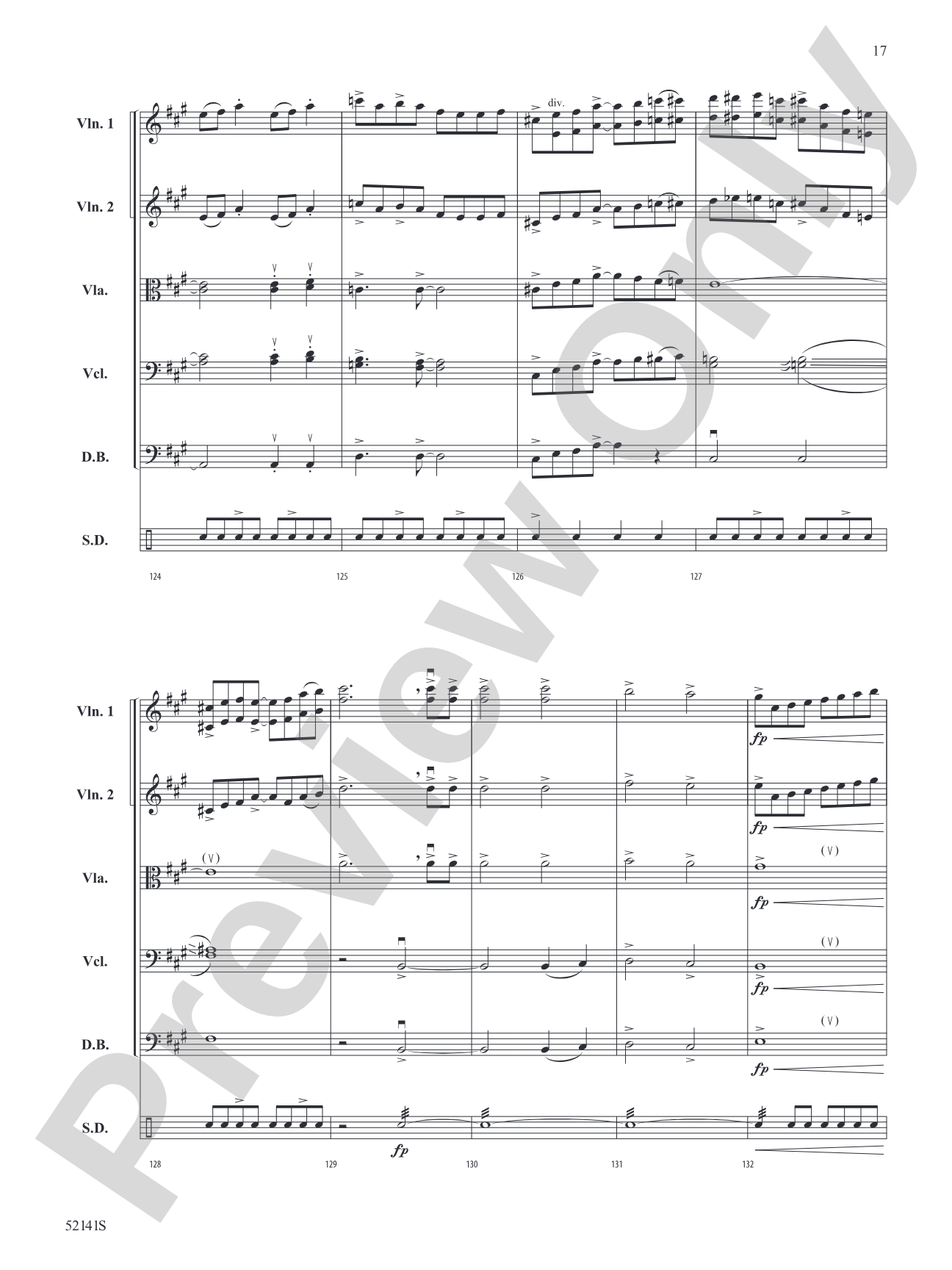 The Mile-Tall River Wall: String Orchestra Conductor Score & Parts