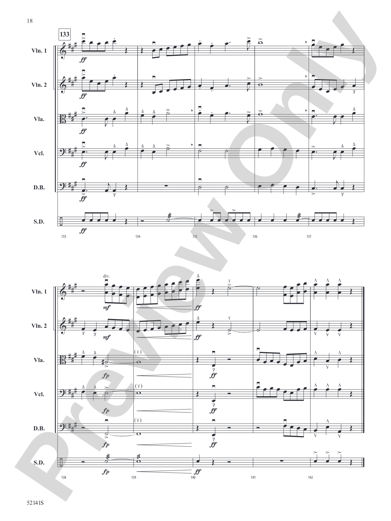 The Mile-Tall River Wall: String Orchestra Conductor Score & Parts