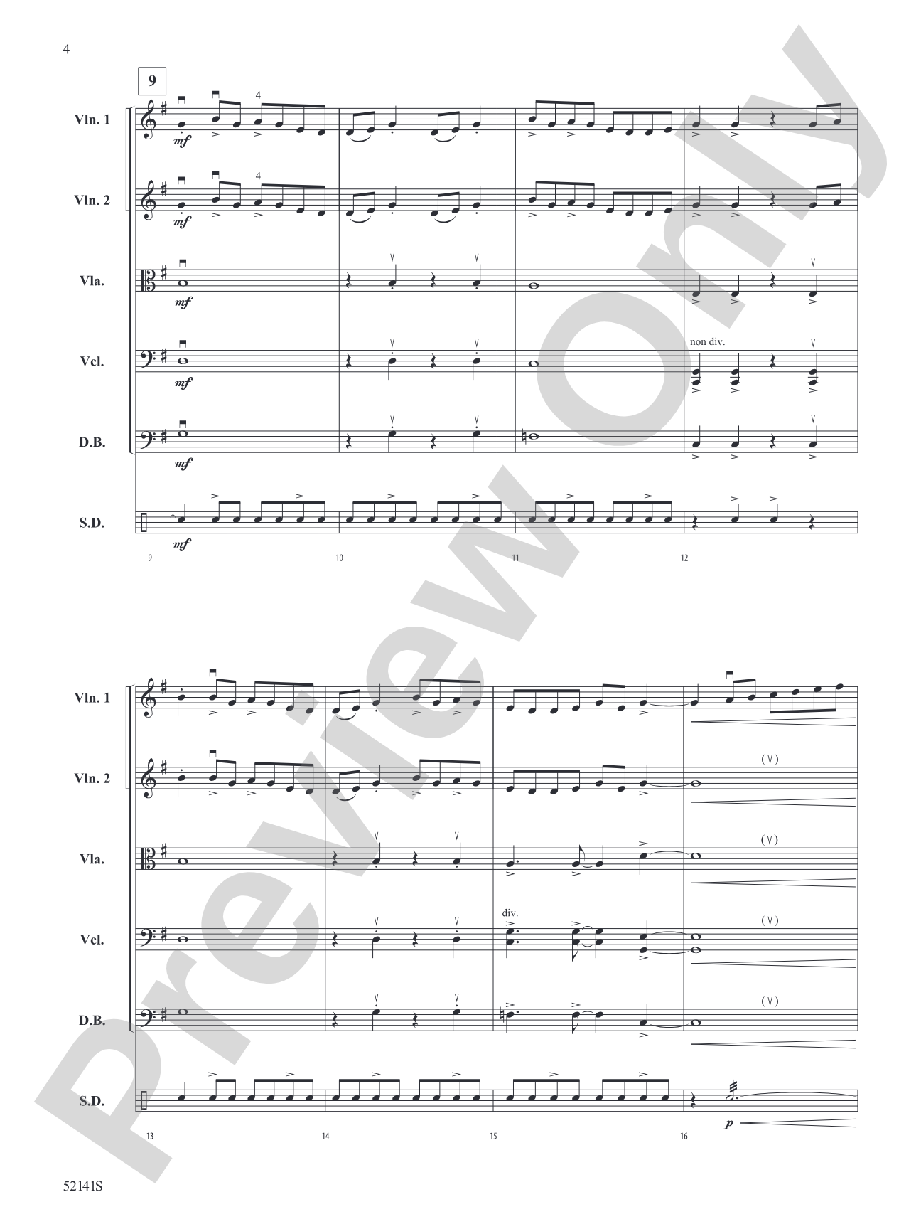 The Mile-Tall River Wall: String Orchestra Conductor Score & Parts