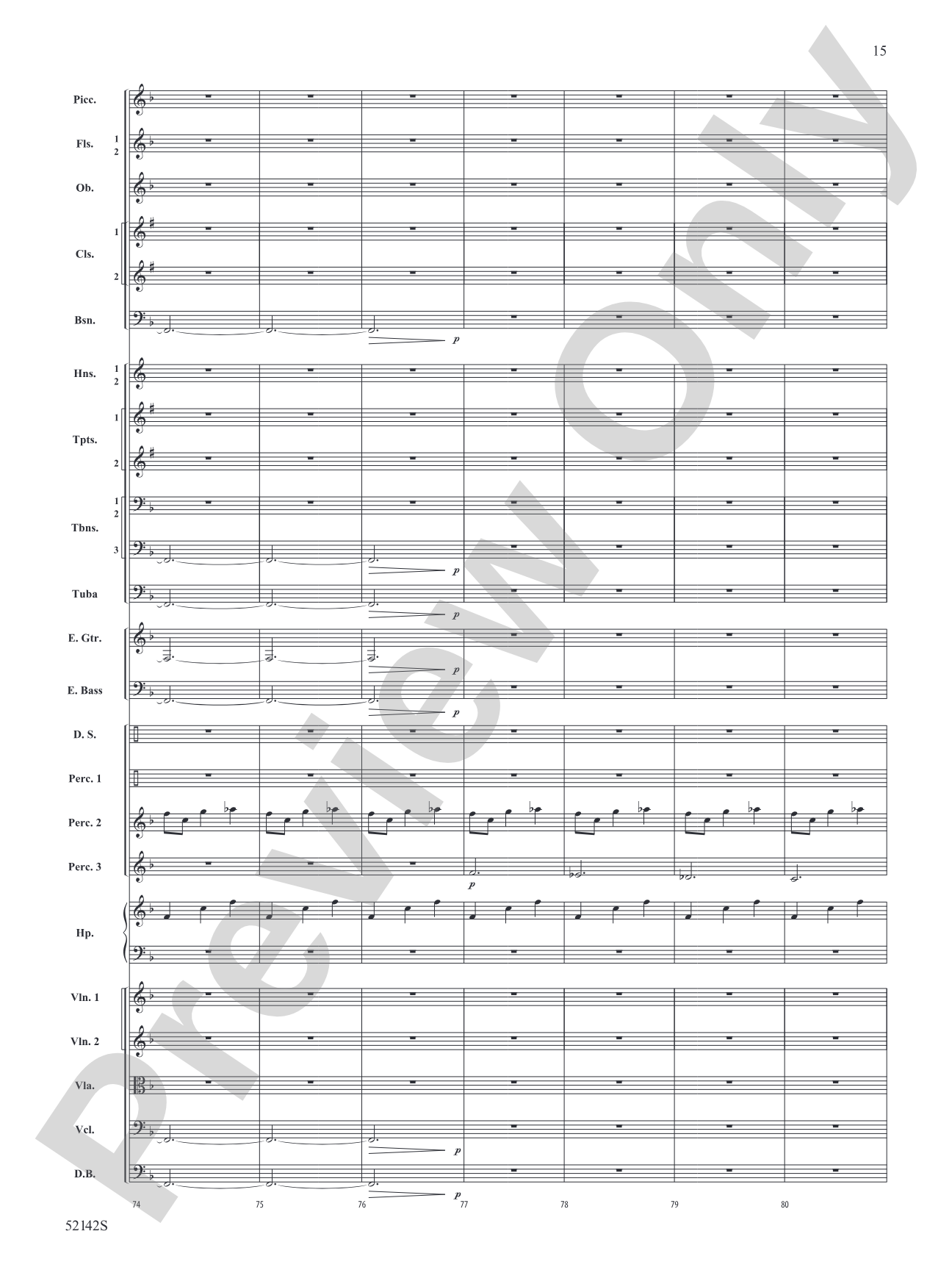 Metal Bell Carol: Full Orchestra Conductor Score & Parts