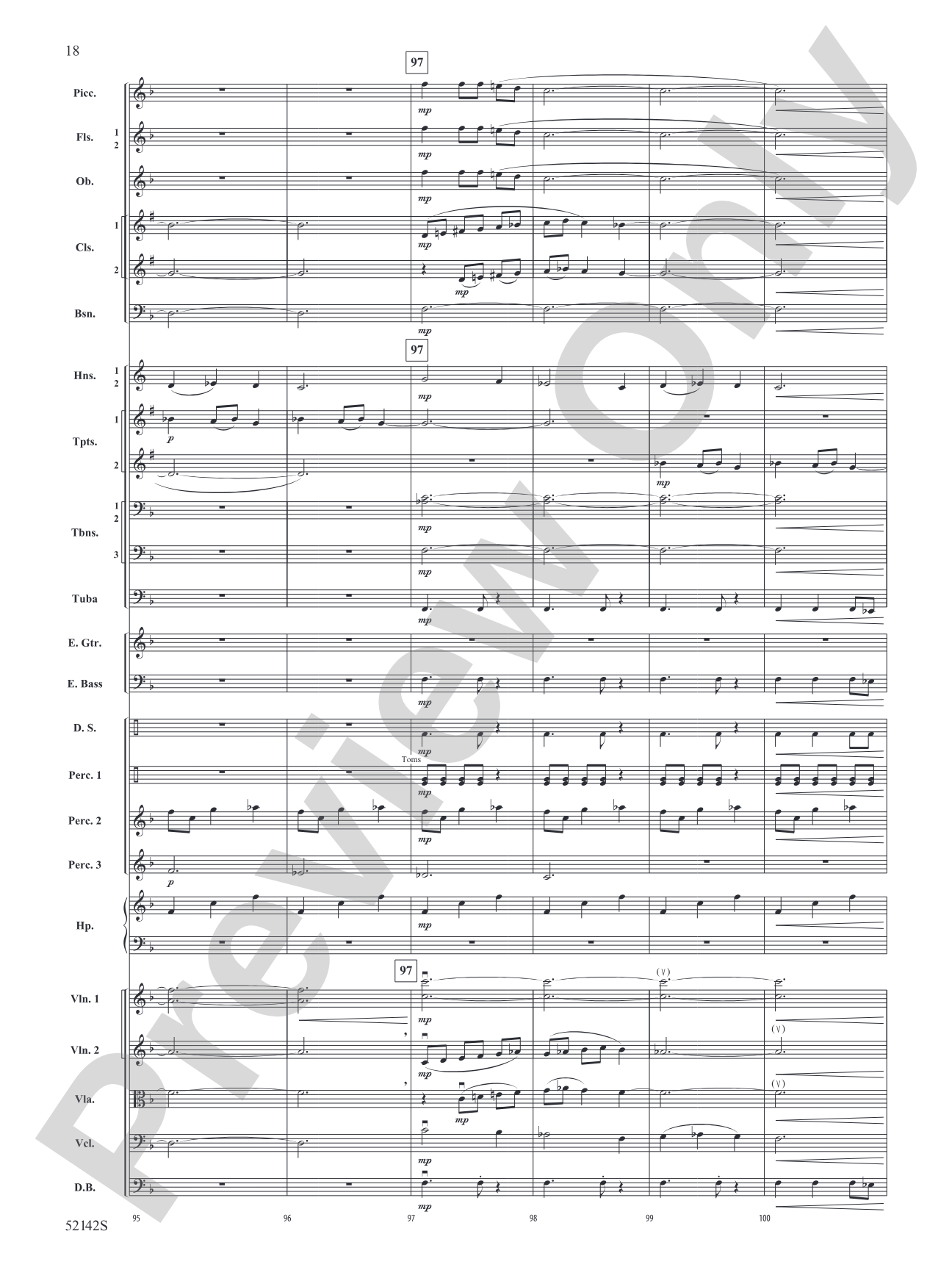 Metal Bell Carol: Full Orchestra Conductor Score & Parts
