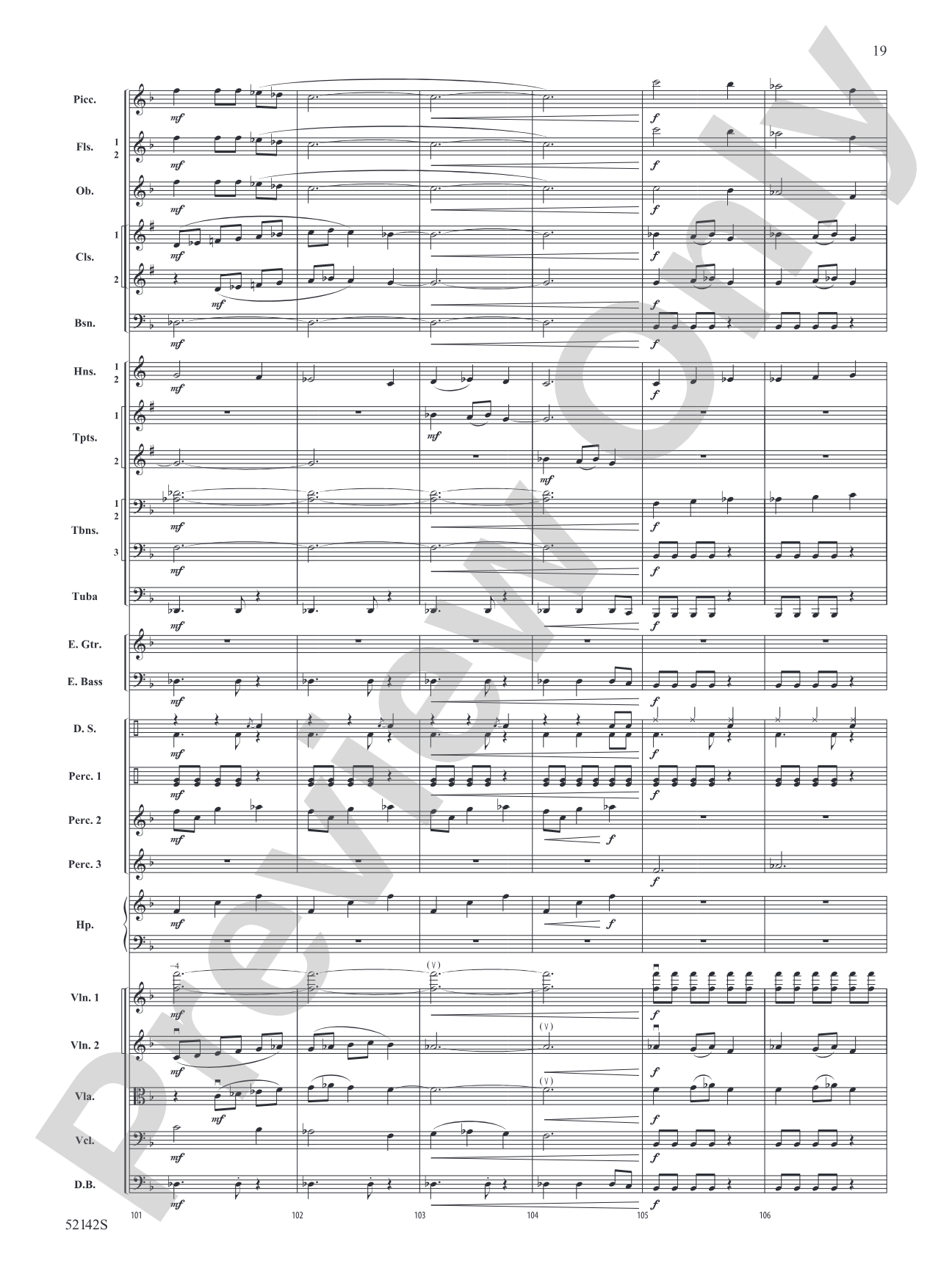 Metal Bell Carol: Full Orchestra Conductor Score & Parts