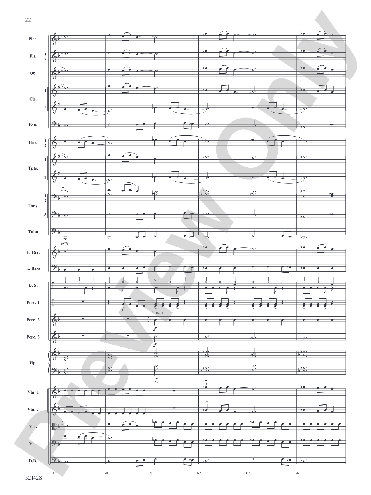 Metal Bell Carol: Full Orchestra Conductor Score & Parts