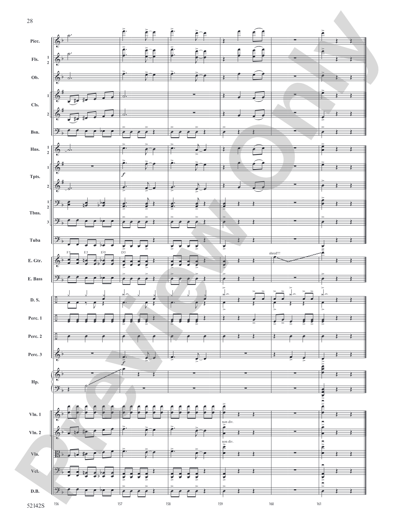Metal Bell Carol: Full Orchestra Conductor Score & Parts
