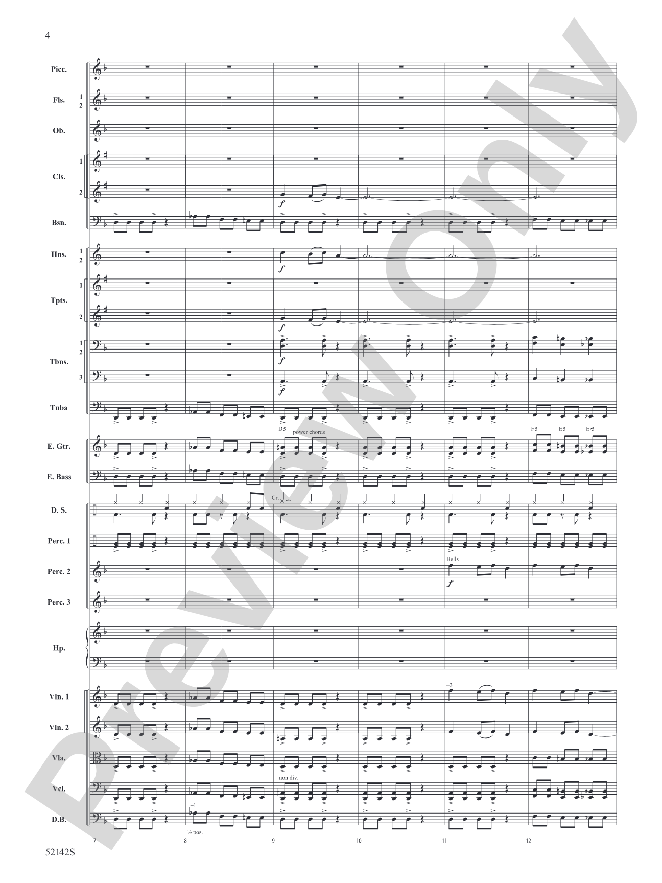 Metal Bell Carol: Full Orchestra Conductor Score & Parts