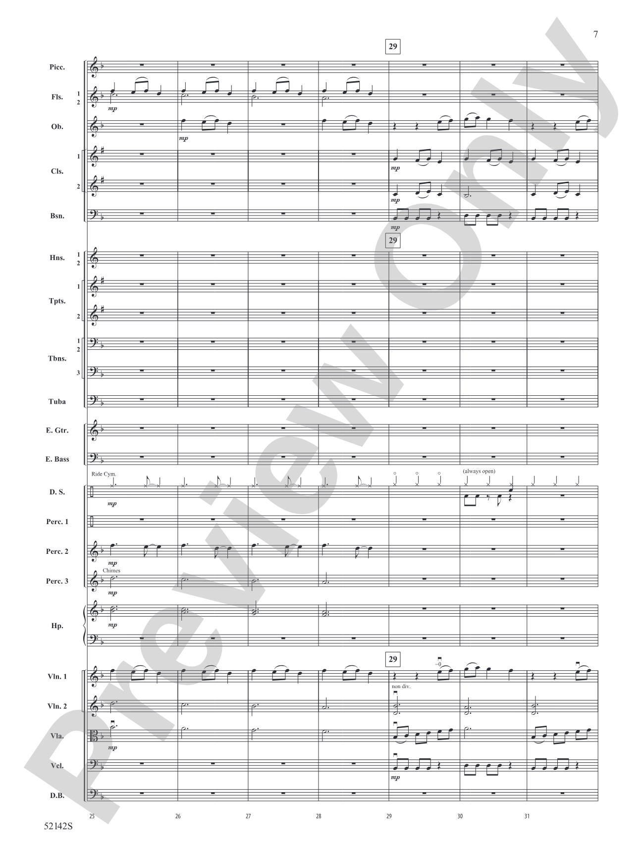 Metal Bell Carol: Full Orchestra Conductor Score & Parts