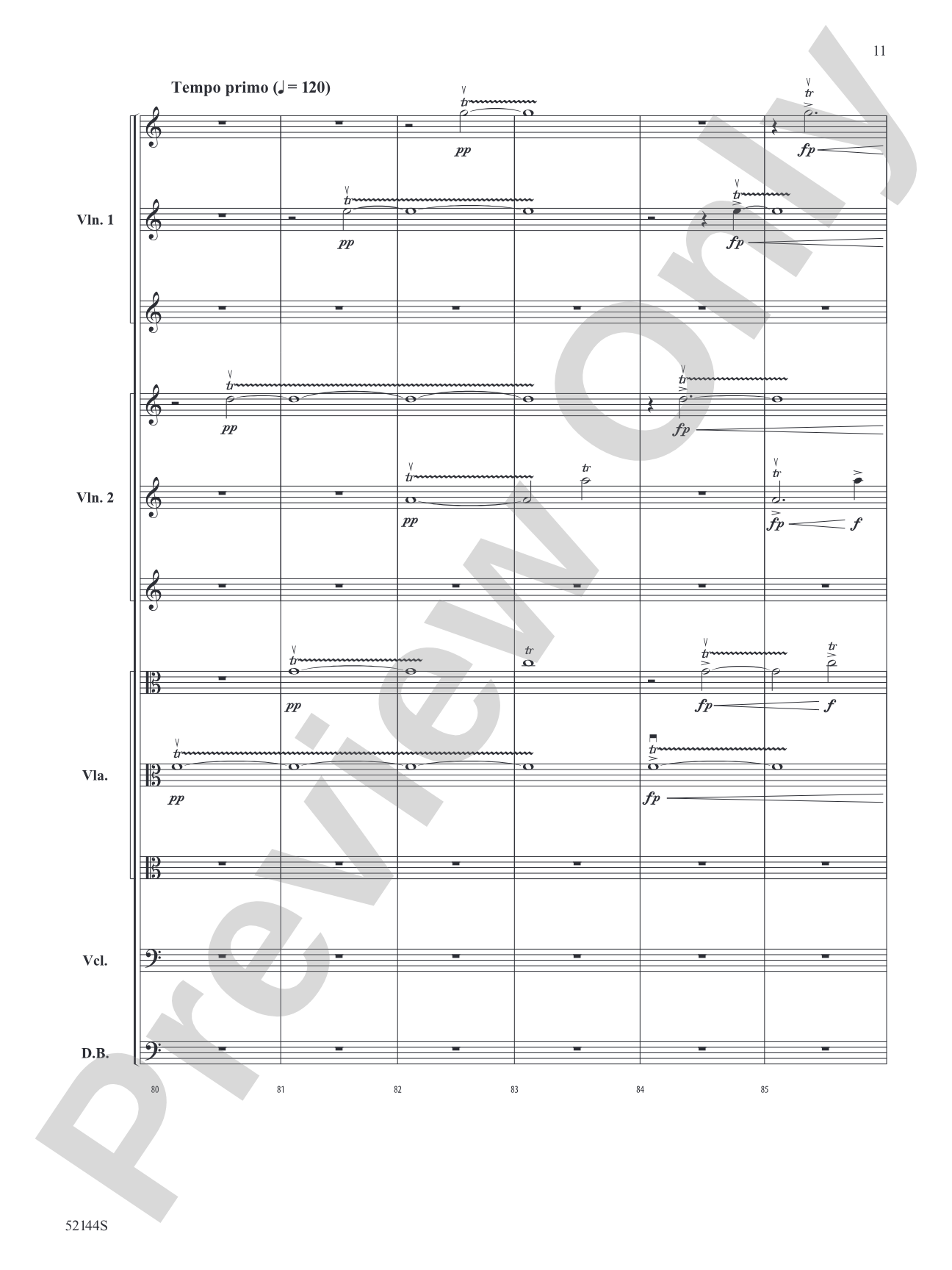 Prairie Fire!: String Orchestra Conductor Score & Parts