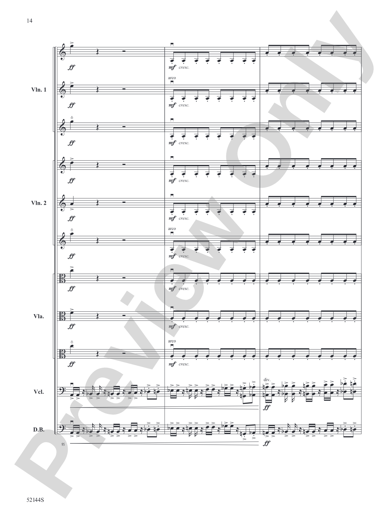 Prairie Fire!: String Orchestra Conductor Score & Parts