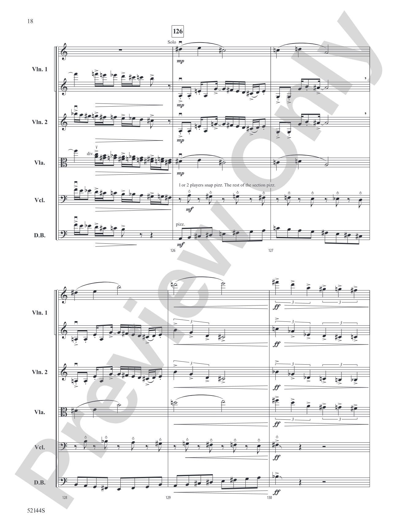 Prairie Fire!: String Orchestra Conductor Score & Parts