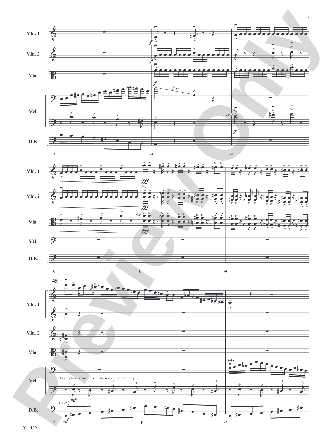 Prairie Fire!: String Orchestra Conductor Score & Parts