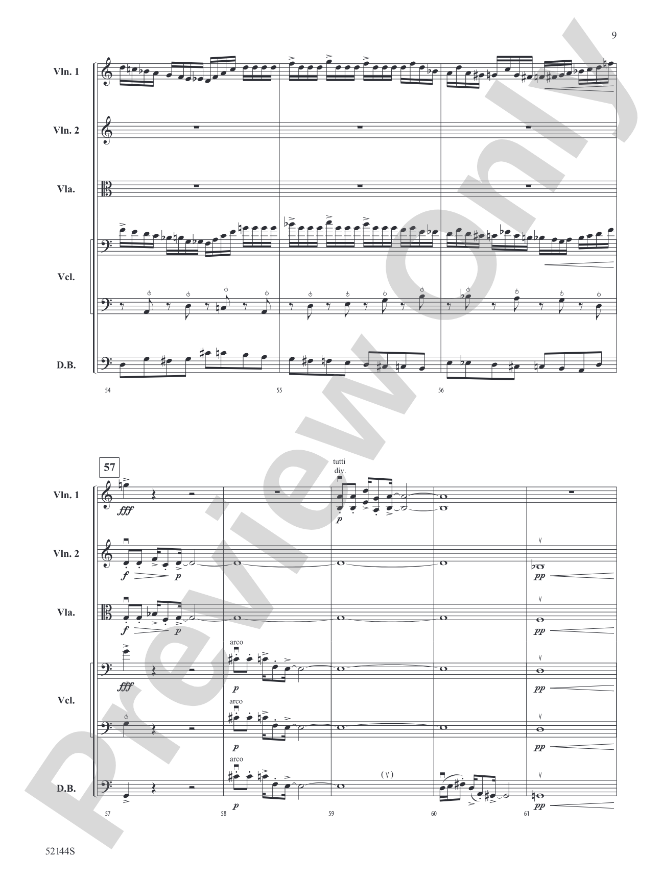 Prairie Fire!: String Orchestra Conductor Score & Parts