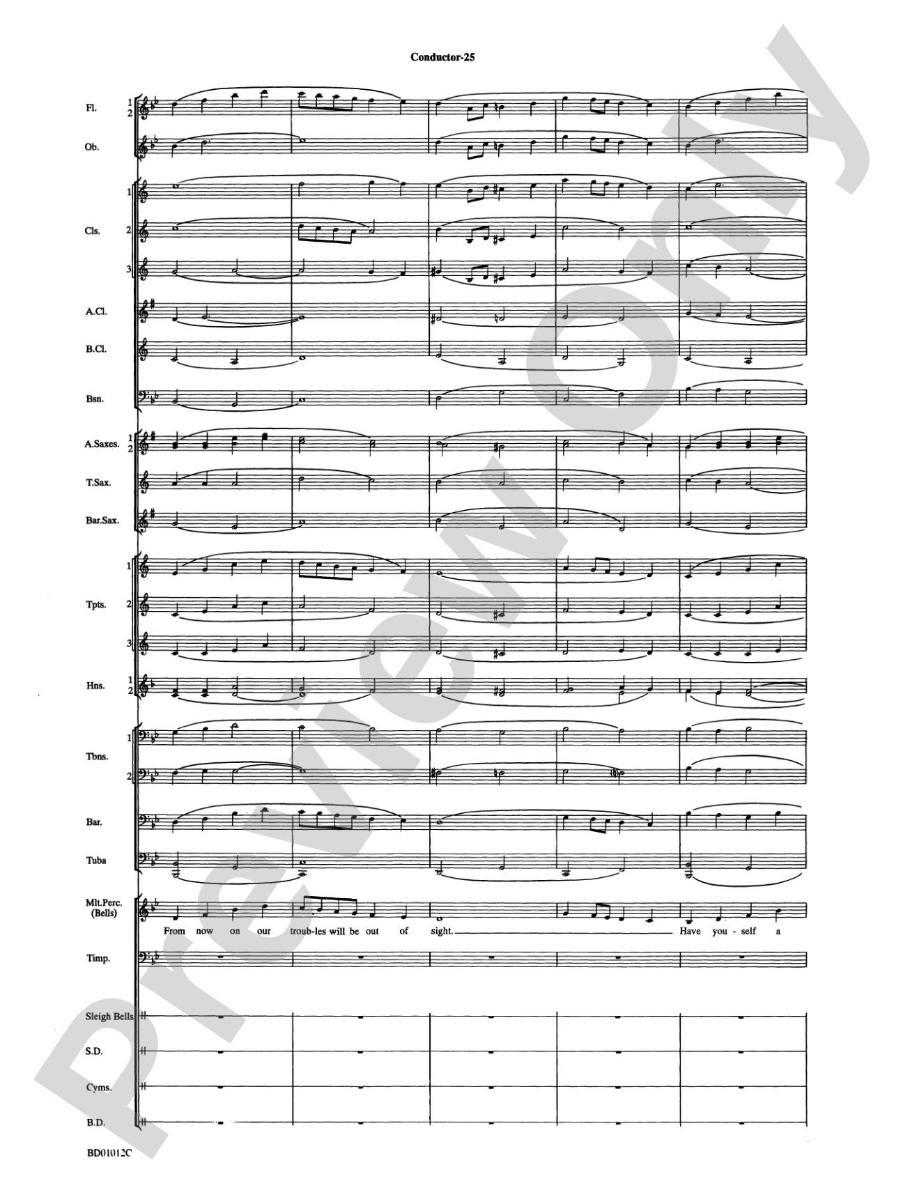 Christmas "Pop" Sing Along (for Concert Band with Audience Participation): Concert Band Conductor Score & Parts