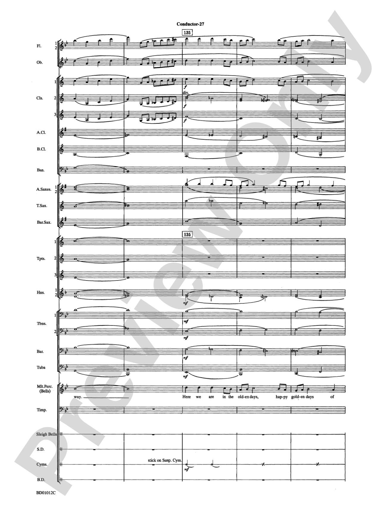 Christmas "Pop" Sing Along (for Concert Band with Audience Participation): Concert Band Conductor Score & Parts