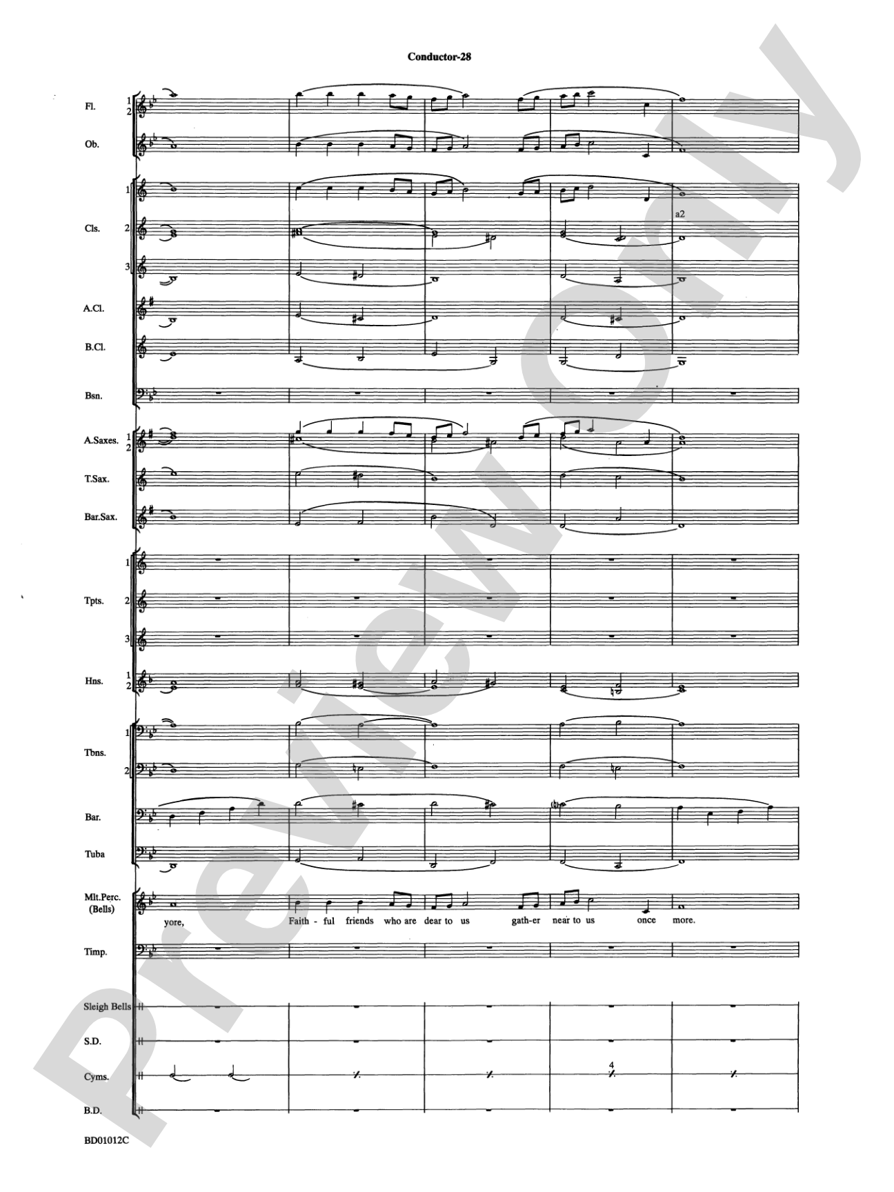 Christmas "Pop" Sing Along (for Concert Band with Audience Participation): Concert Band Conductor Score & Parts