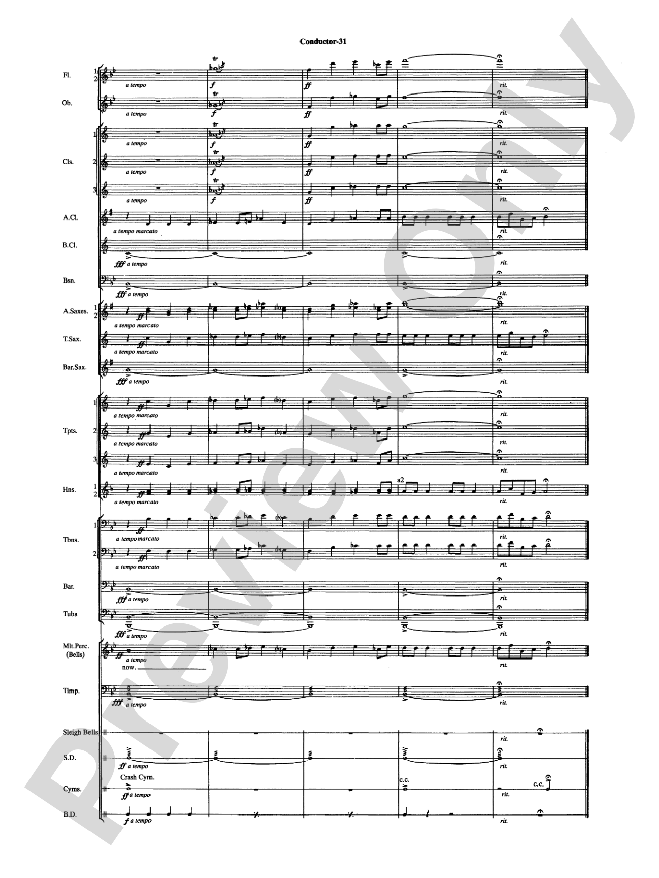 Christmas "Pop" Sing Along (for Concert Band with Audience Participation): Concert Band Conductor Score & Parts