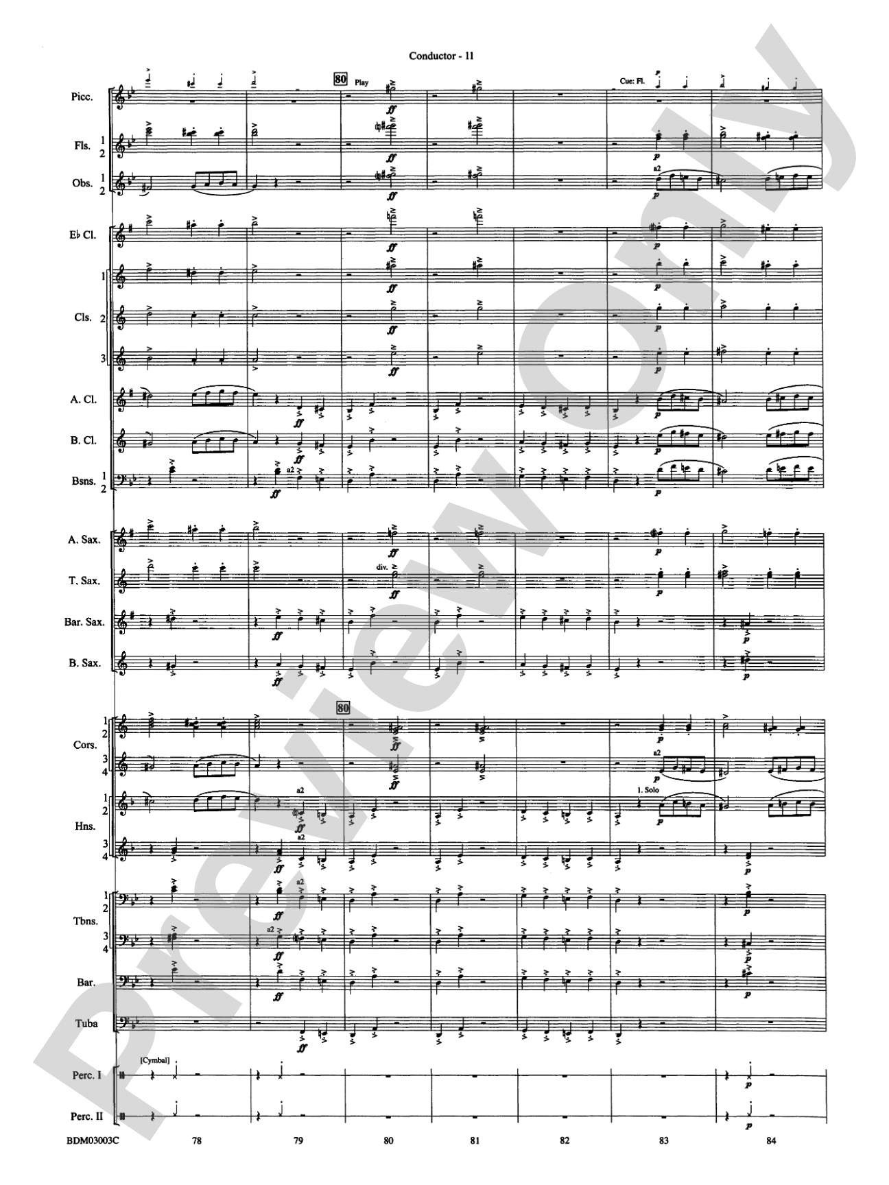 The Pride of the Wolverines: Concert Band Conductor Score & Parts