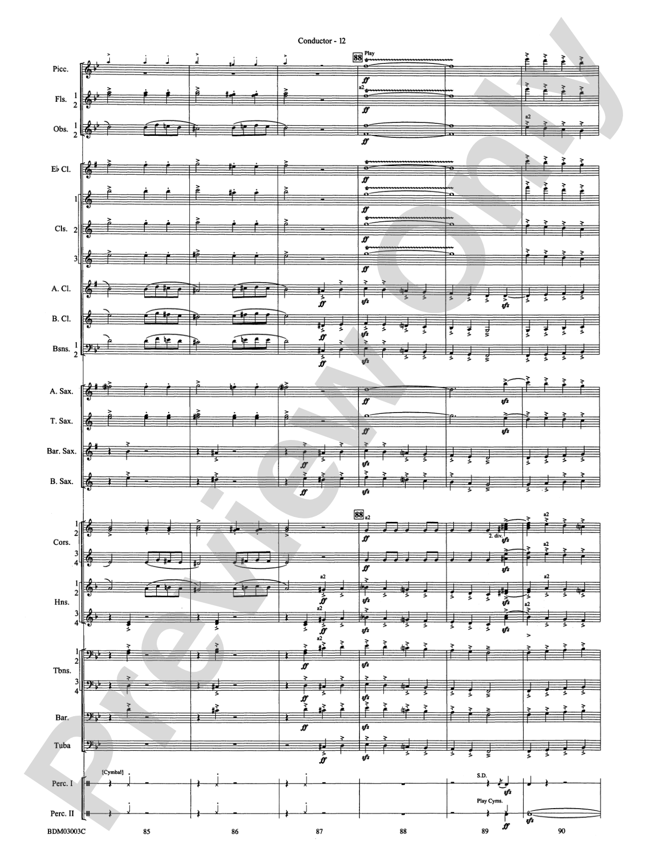 The Pride of the Wolverines: Concert Band Conductor Score & Parts