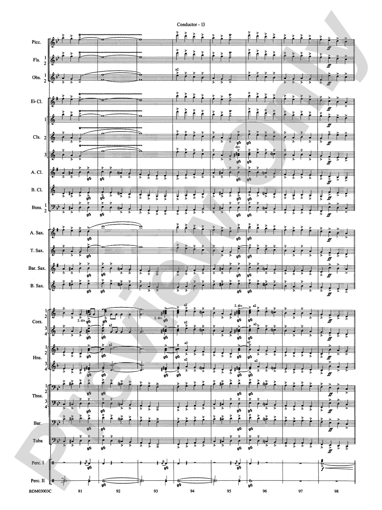 The Pride of the Wolverines: Concert Band Conductor Score & Parts