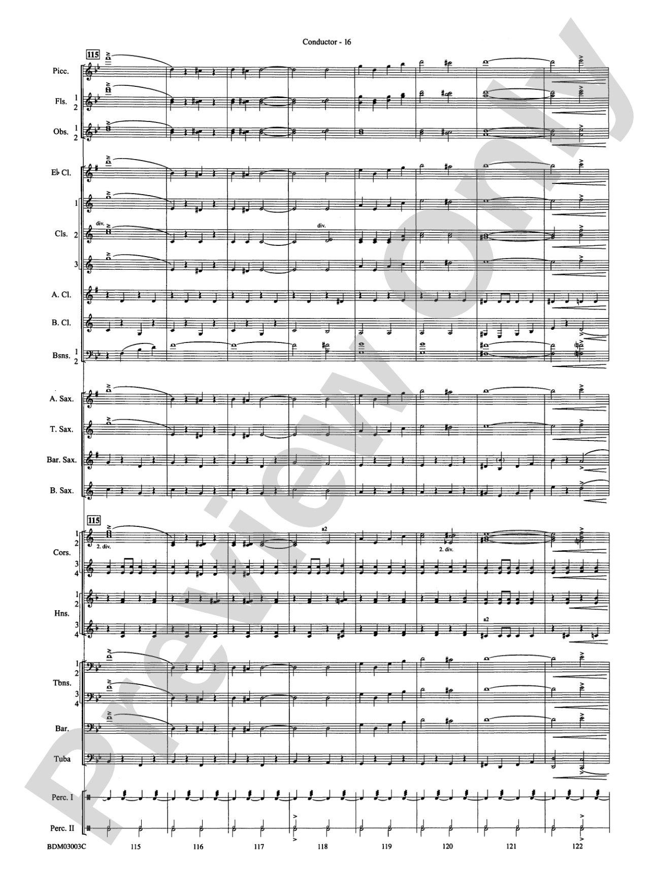 The Pride of the Wolverines: Concert Band Conductor Score & Parts