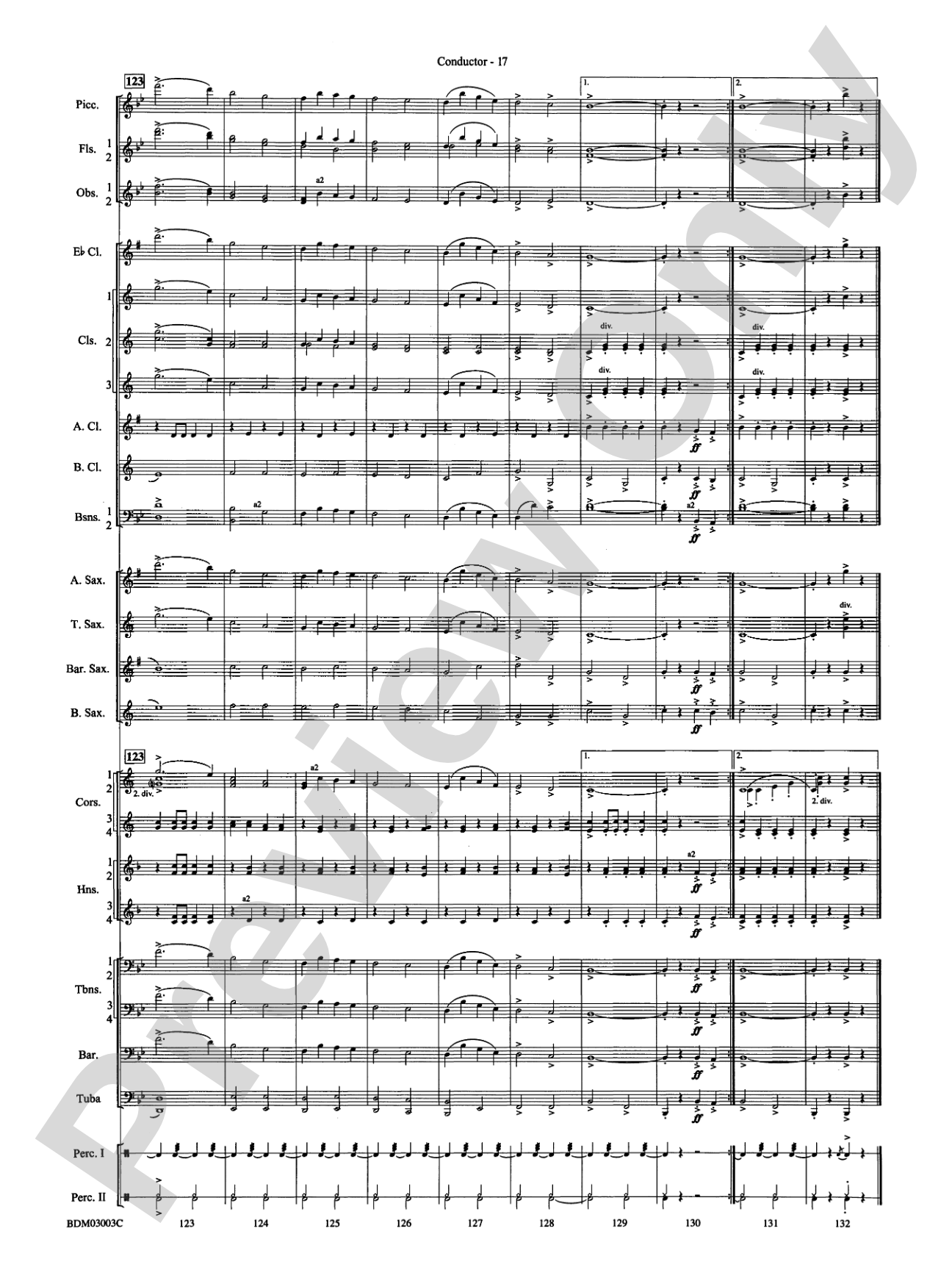 The Pride of the Wolverines: Concert Band Conductor Score & Parts