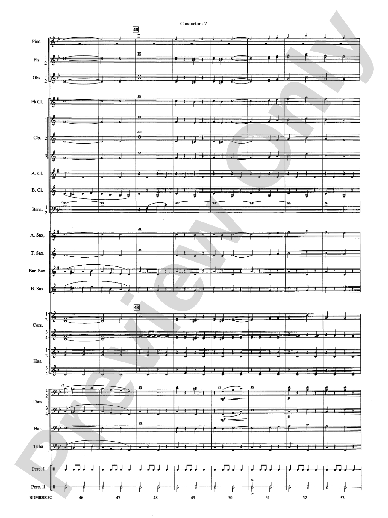 The Pride of the Wolverines: Concert Band Conductor Score & Parts