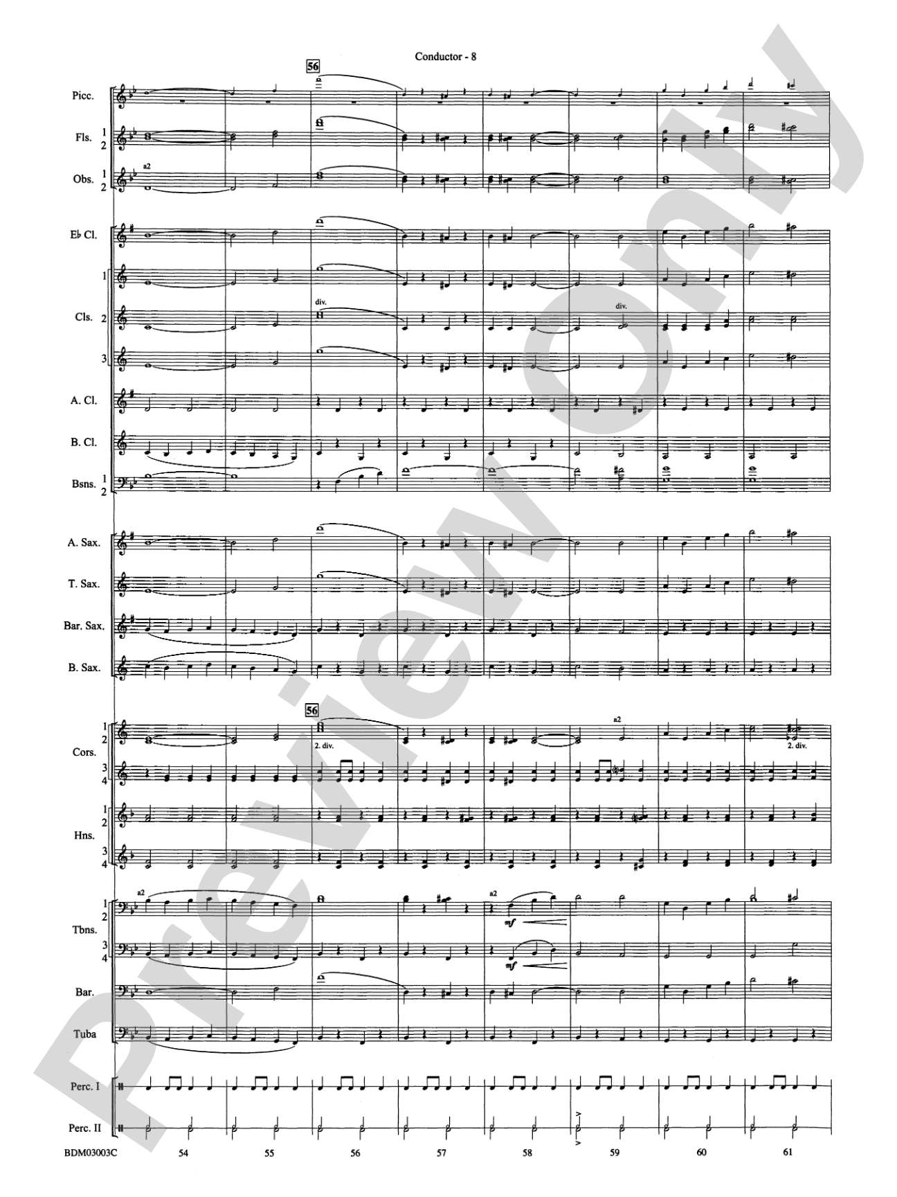 The Pride of the Wolverines: Concert Band Conductor Score & Parts