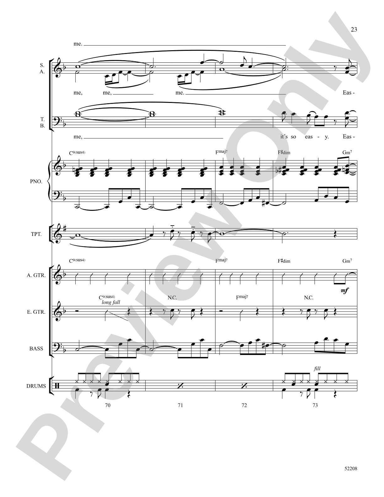 So Easy: Choral SoundPax Digital Download