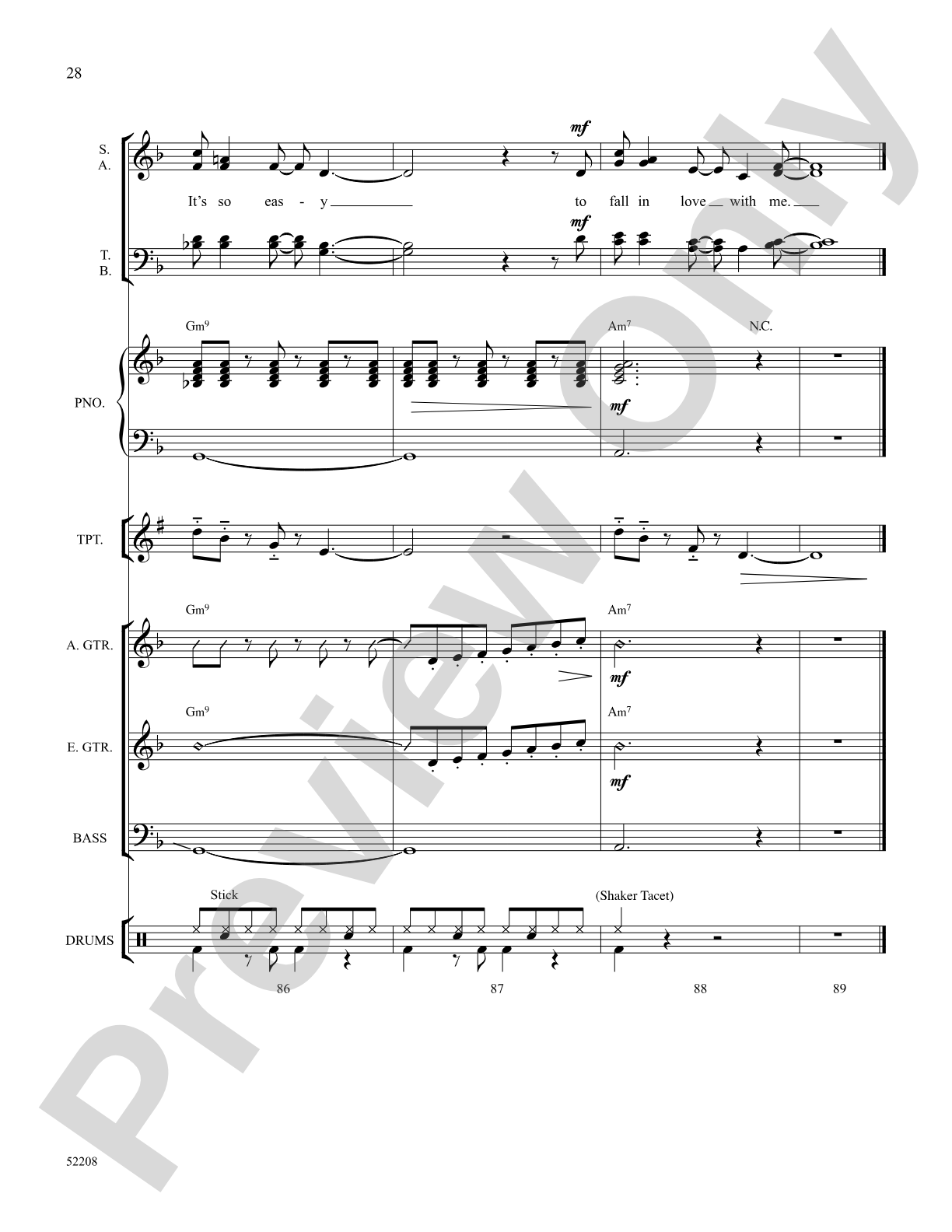 So Easy: Choral SoundPax Digital Download