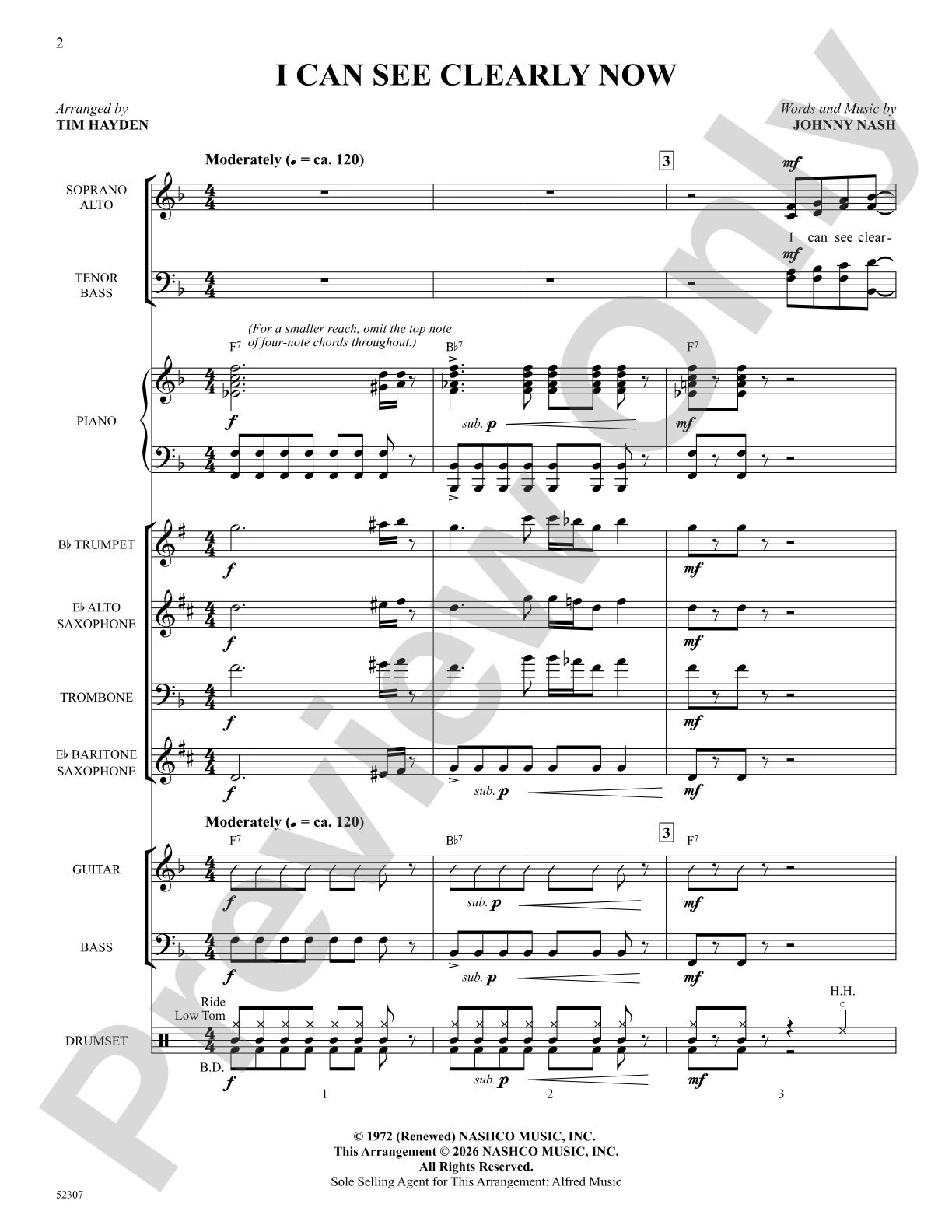 I Can See Clearly Now: Choral SoundPax Digital Download