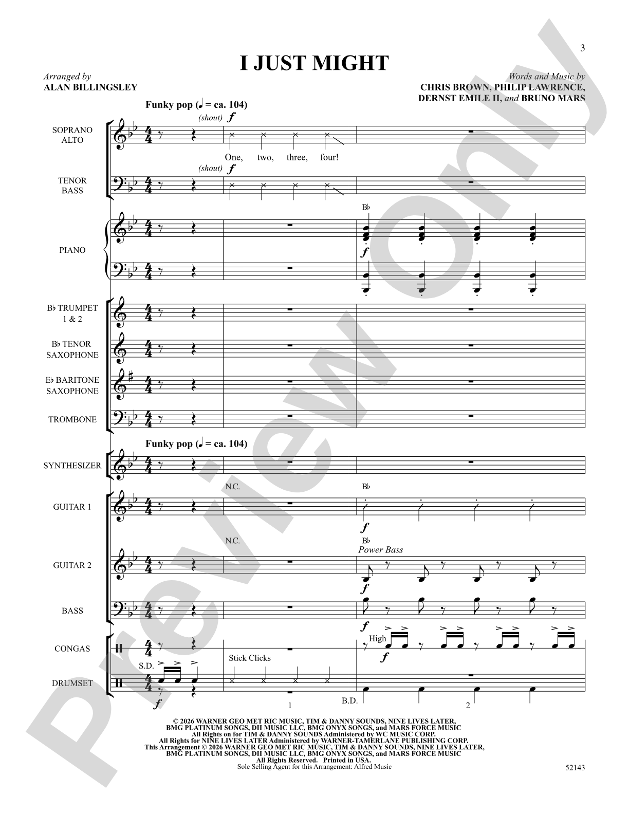 I Just Might: Choral SoundPax Digital Download
