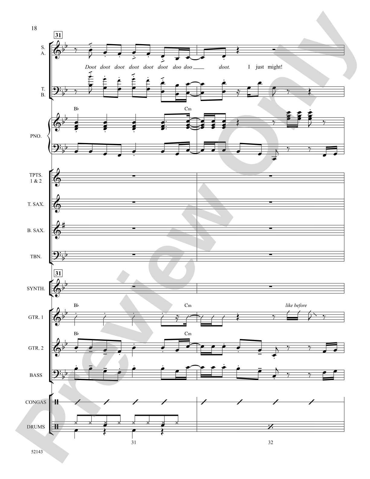I Just Might: Choral SoundPax Digital Download