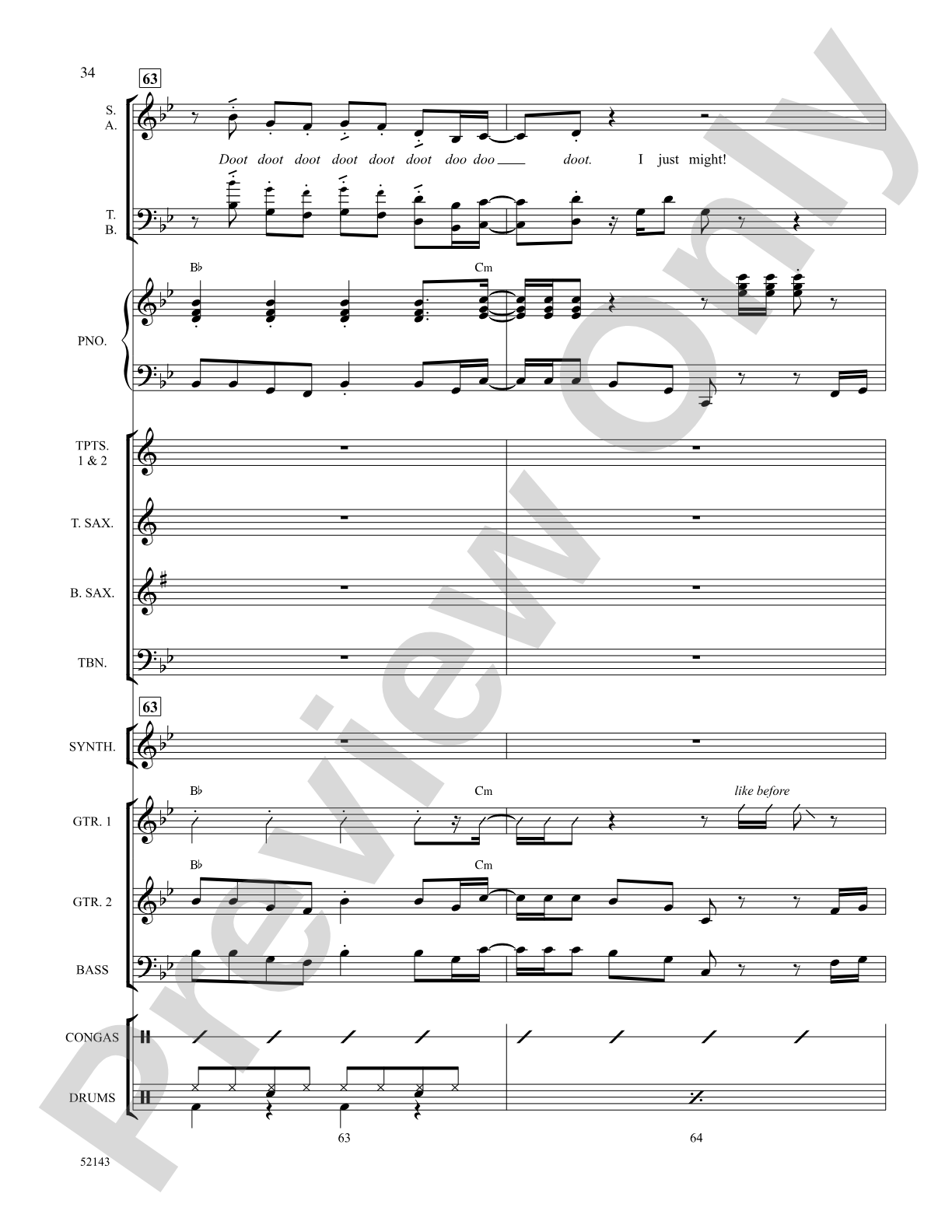 I Just Might: Choral SoundPax Digital Download