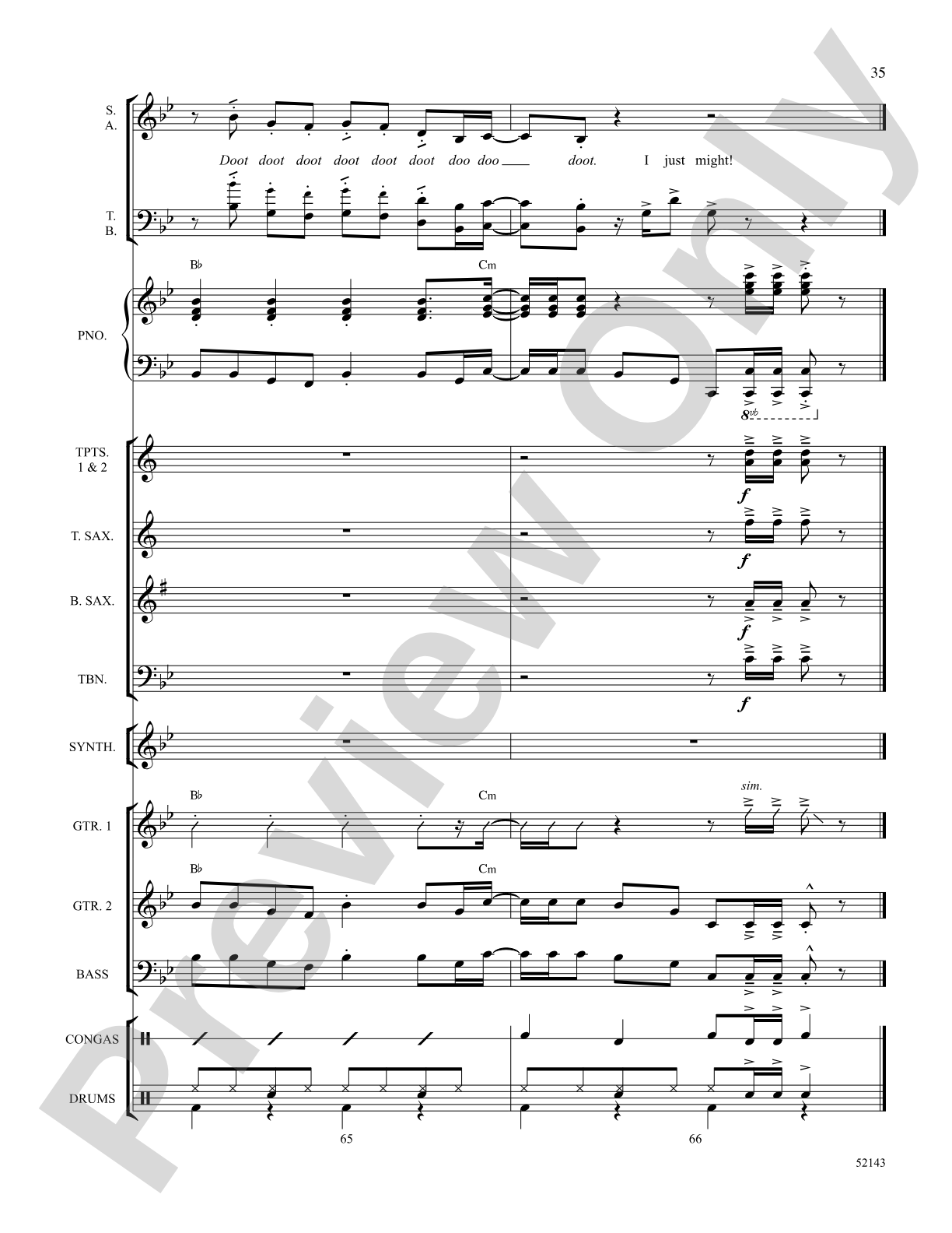 I Just Might: Choral SoundPax Digital Download