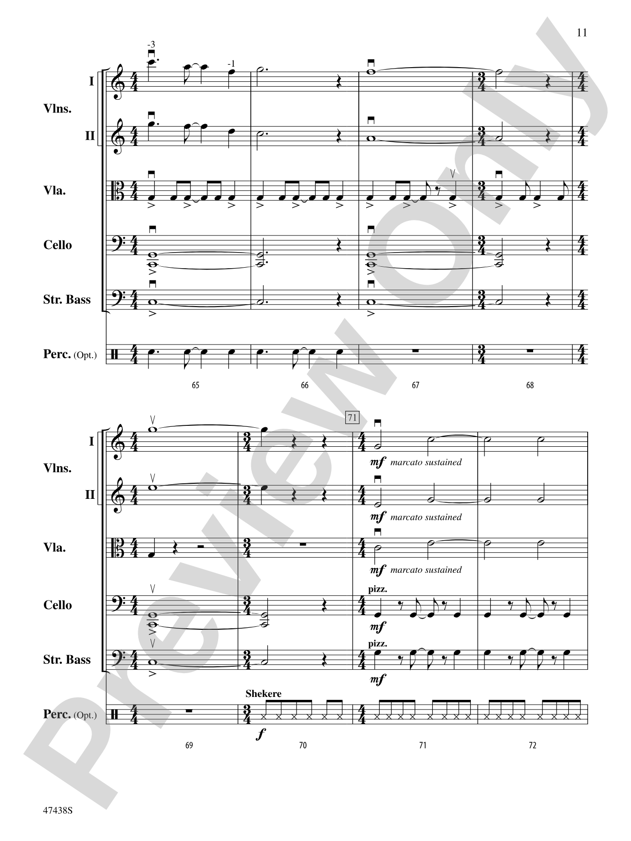 Jambo: String Orchestra Conductor Score & Parts