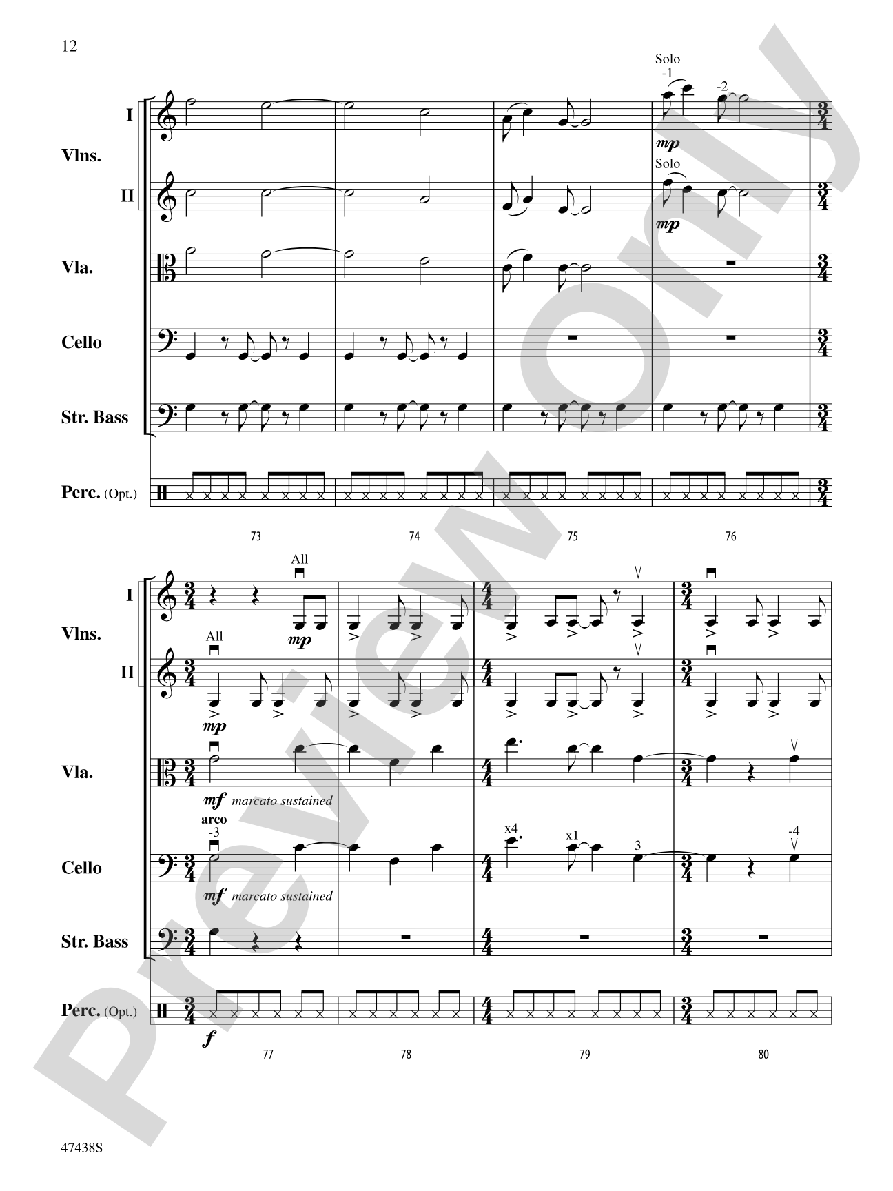 Jambo: String Orchestra Conductor Score & Parts