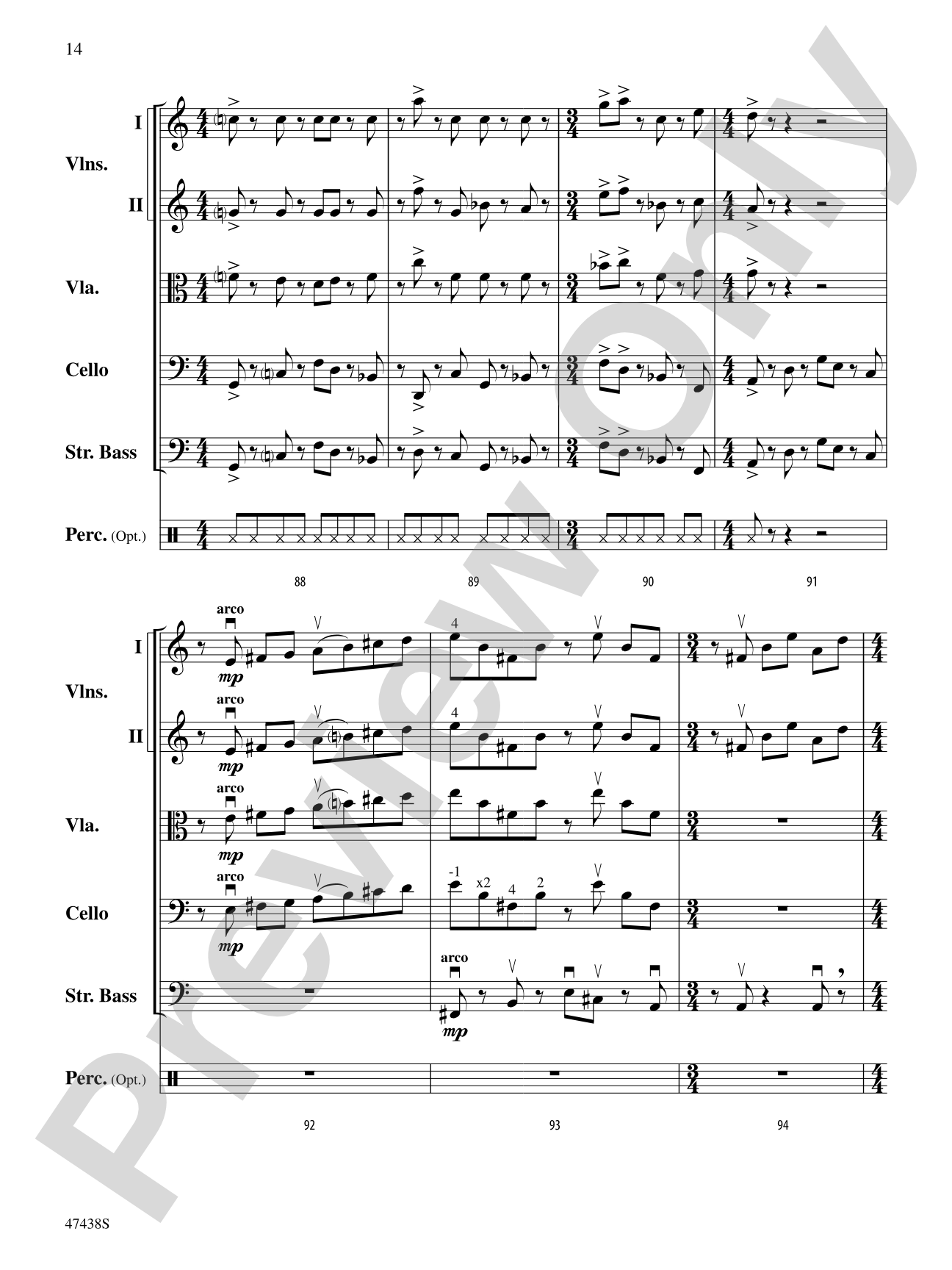 Jambo: String Orchestra Conductor Score & Parts