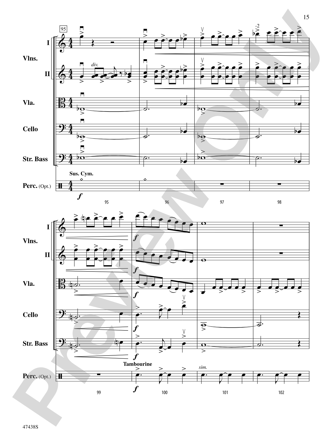 Jambo: String Orchestra Conductor Score & Parts