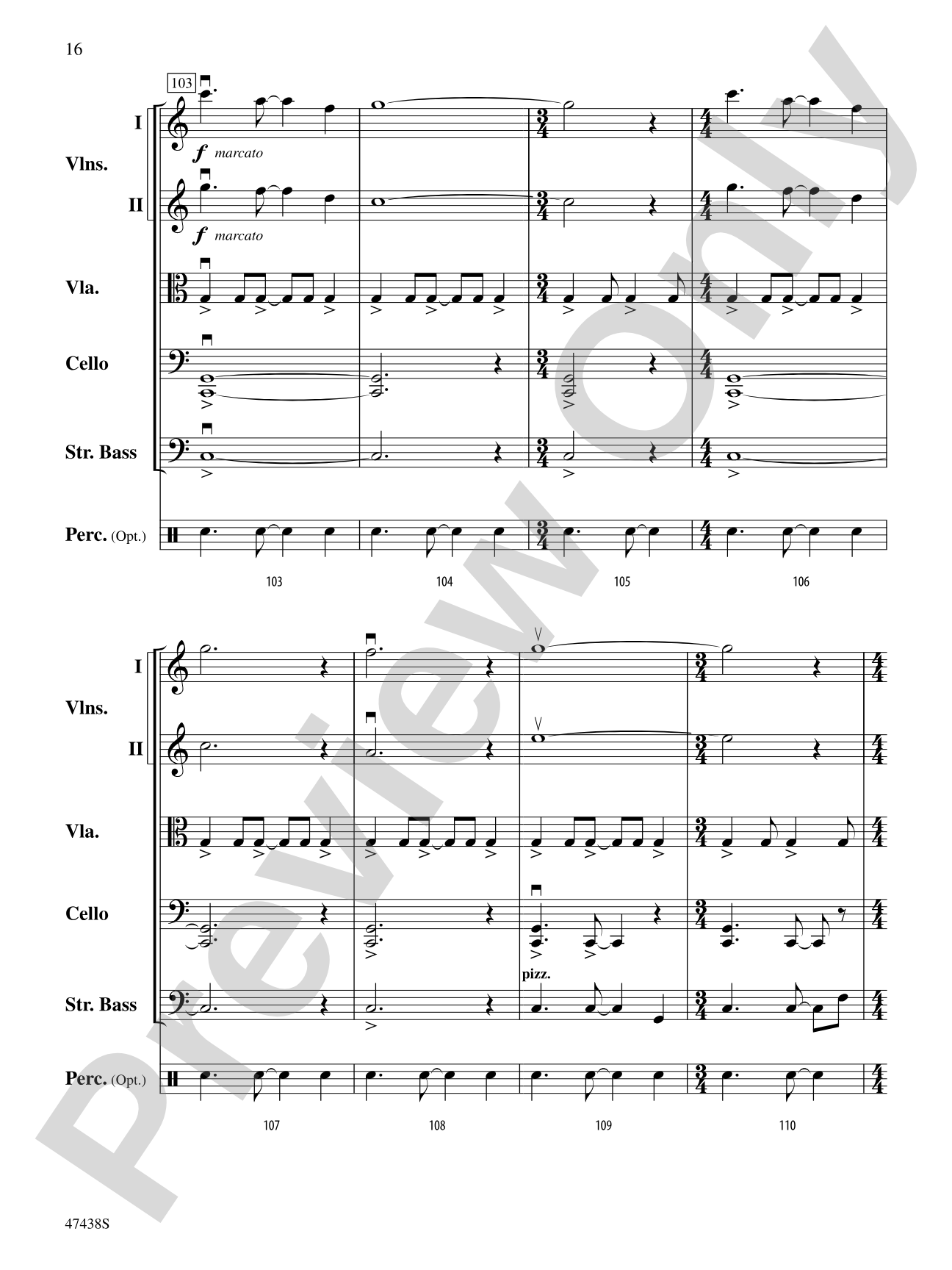 Jambo: String Orchestra Conductor Score & Parts