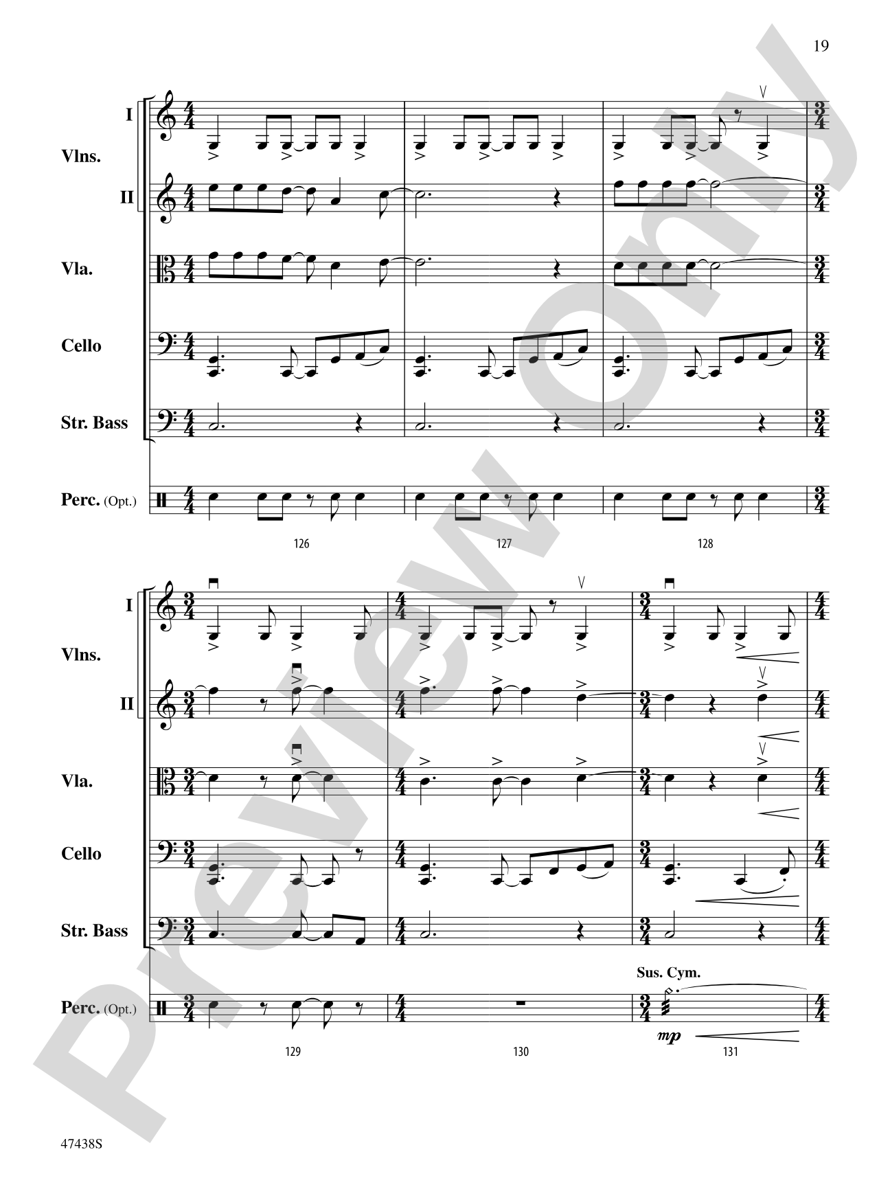 Jambo: String Orchestra Conductor Score & Parts