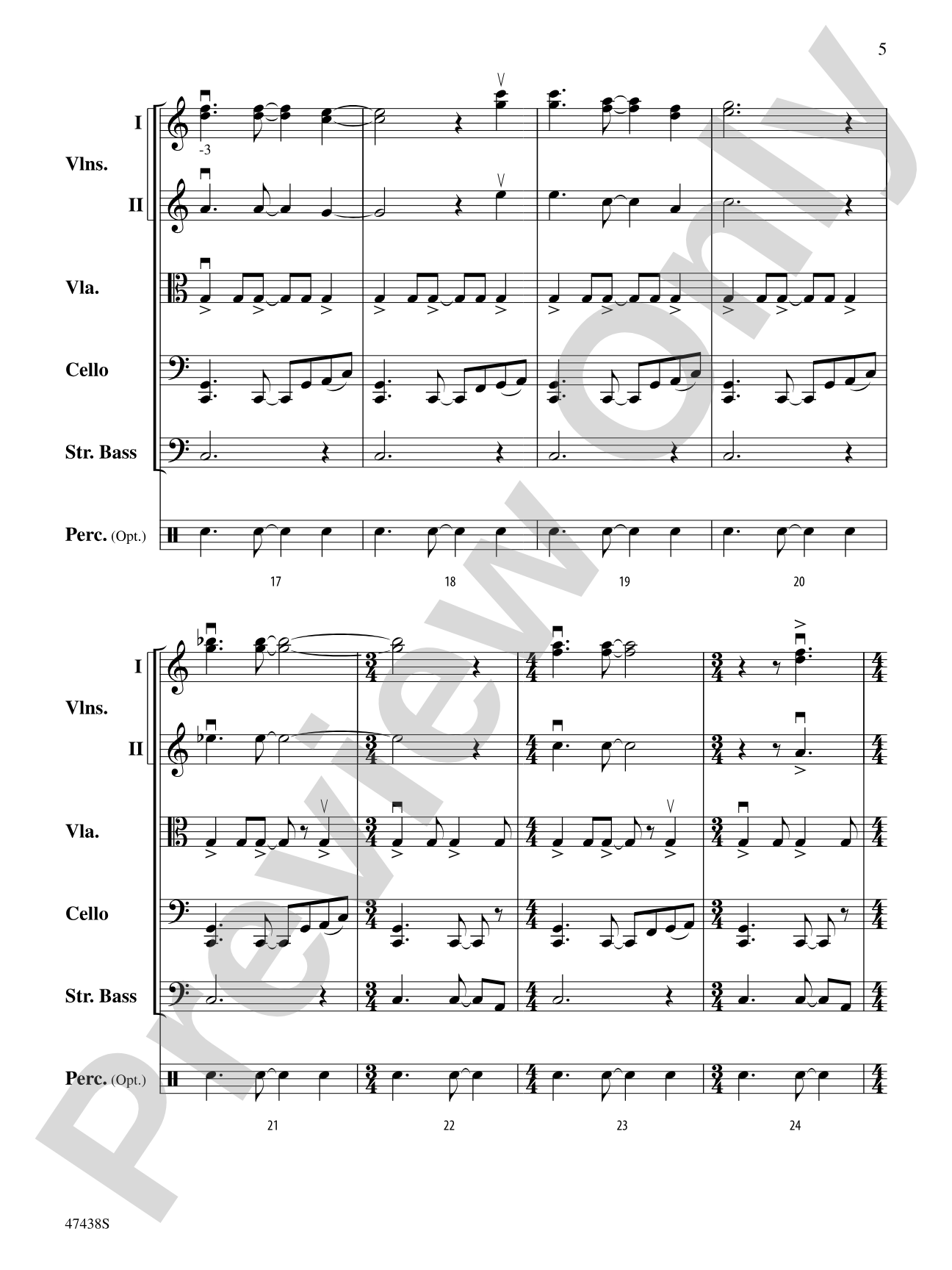 Jambo: String Orchestra Conductor Score & Parts
