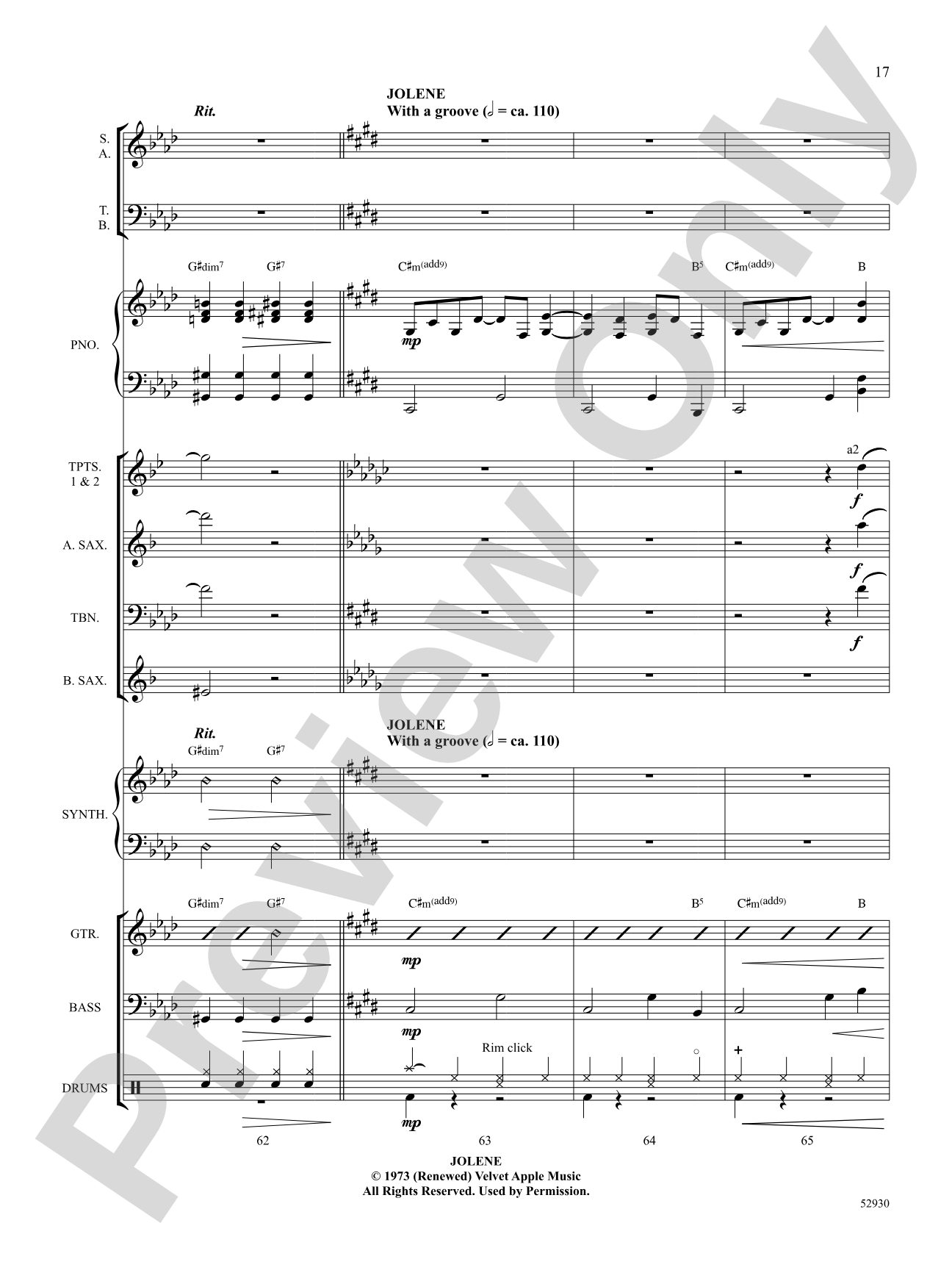 A Dolly Parton Portrait: Choral SoundPax