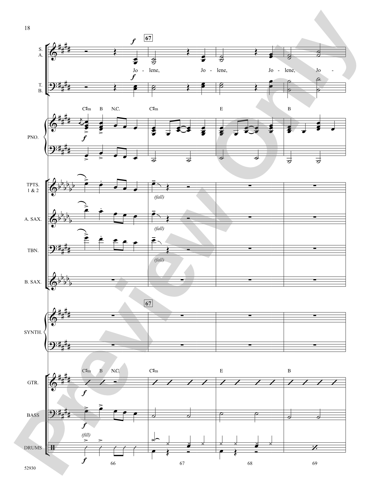 A Dolly Parton Portrait: Choral SoundPax