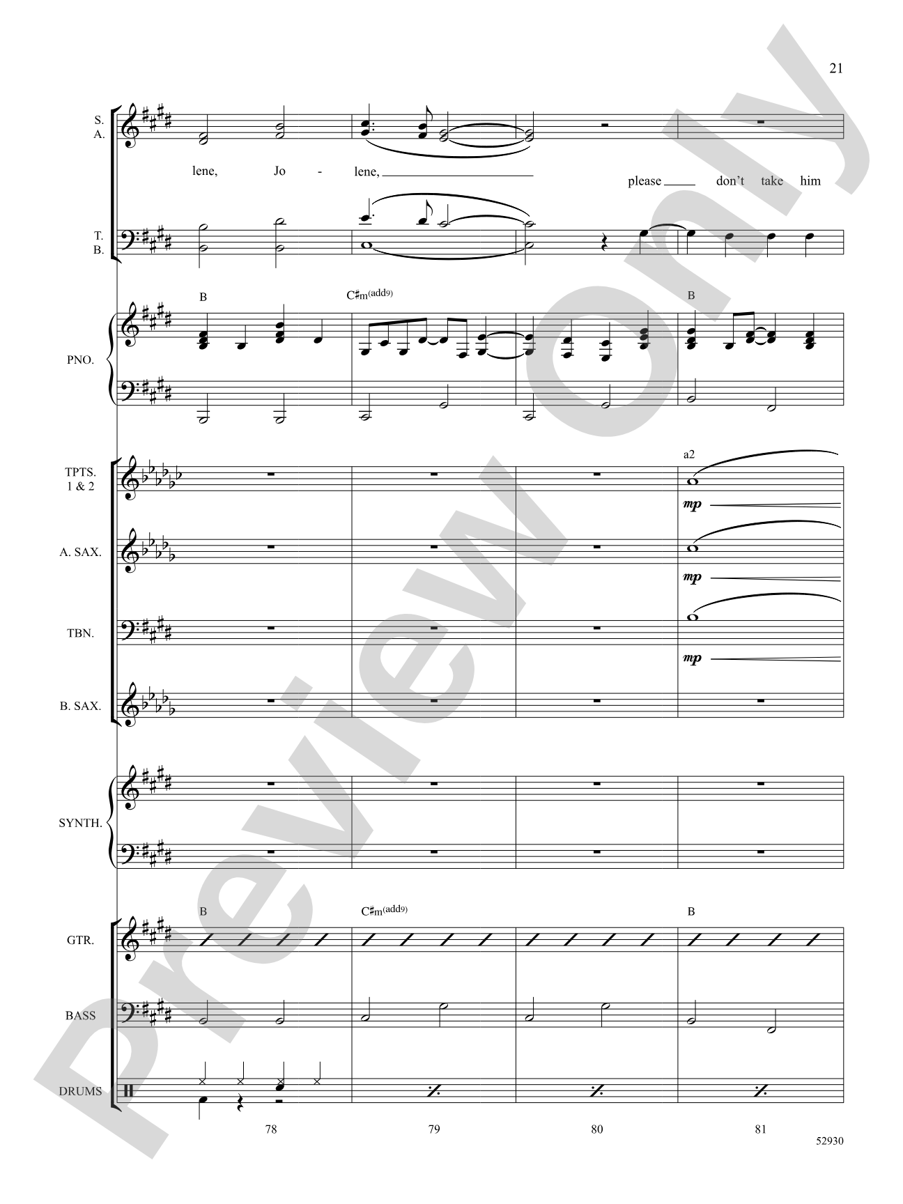 A Dolly Parton Portrait: Choral SoundPax