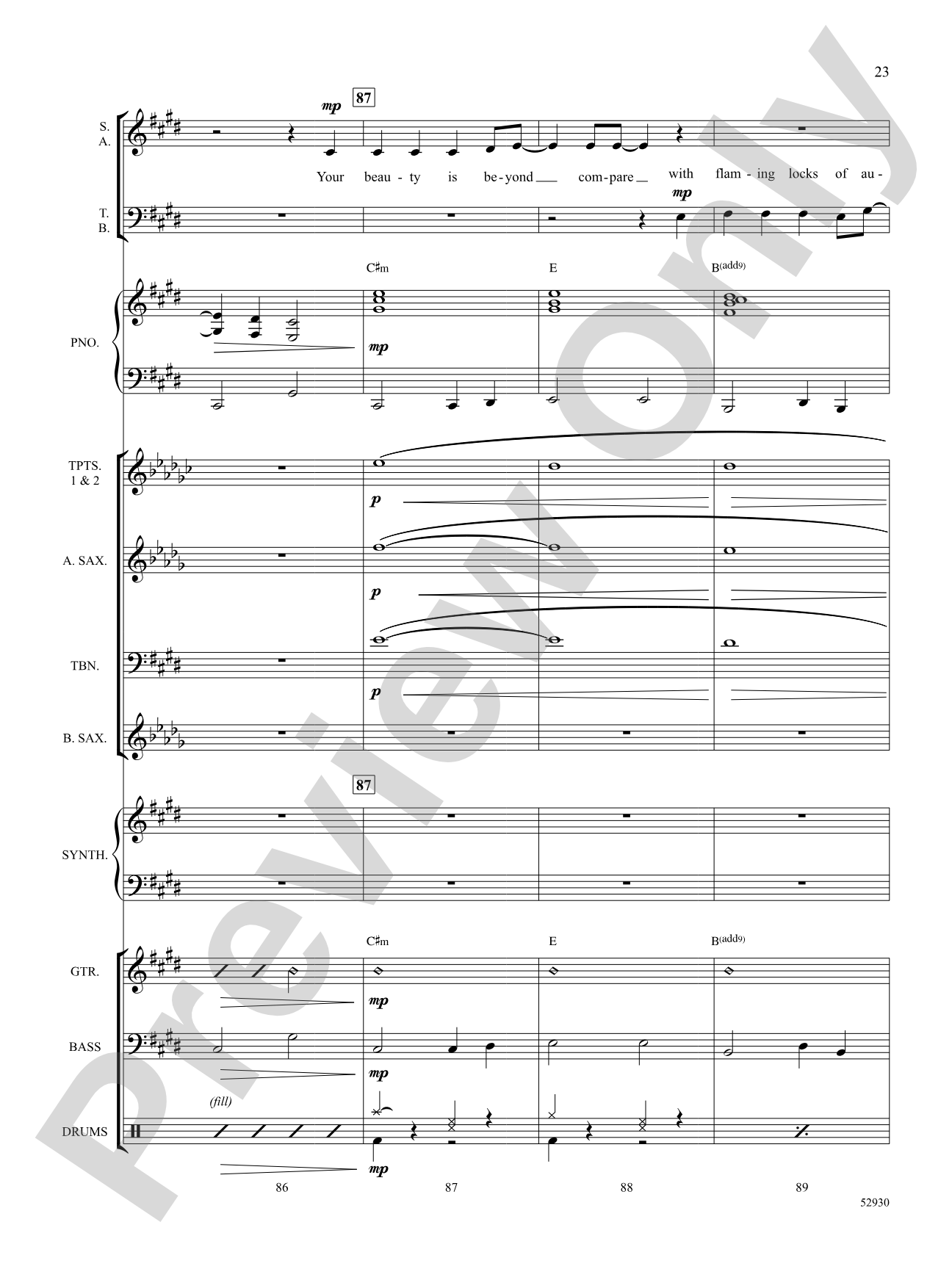 A Dolly Parton Portrait: Choral SoundPax