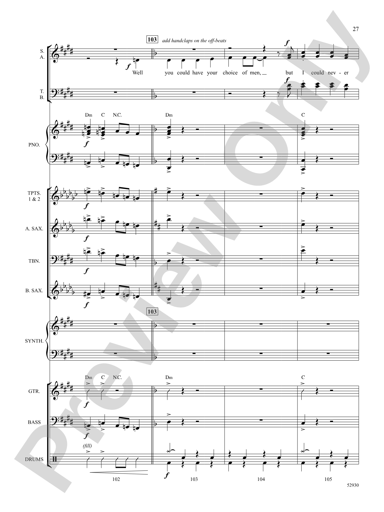 A Dolly Parton Portrait: Choral SoundPax