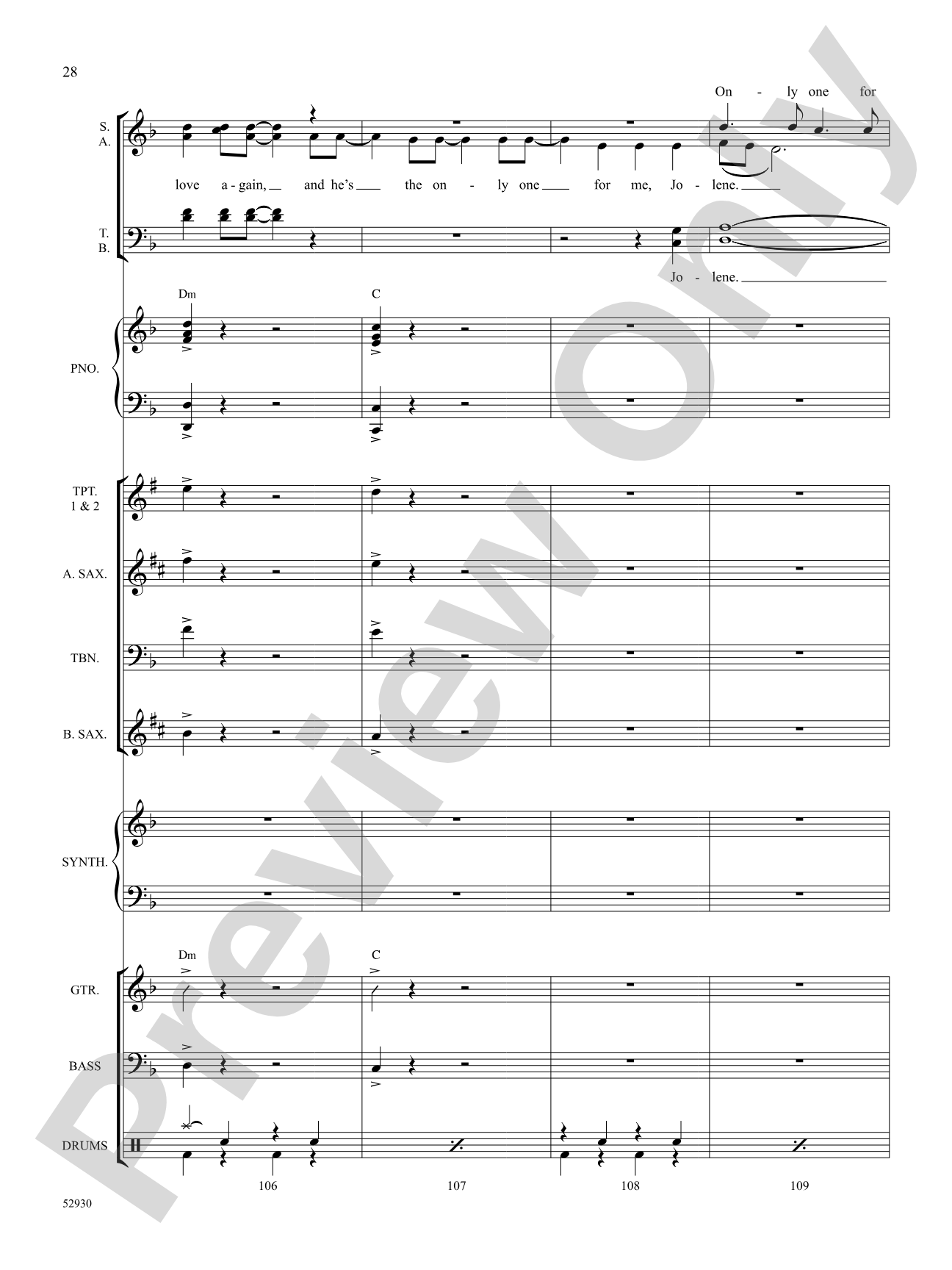 A Dolly Parton Portrait: Choral SoundPax