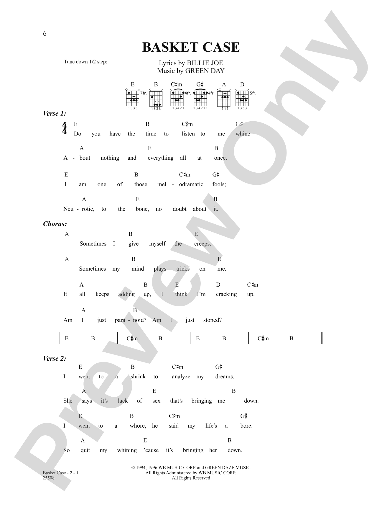 Basket Case: Strum and Sing