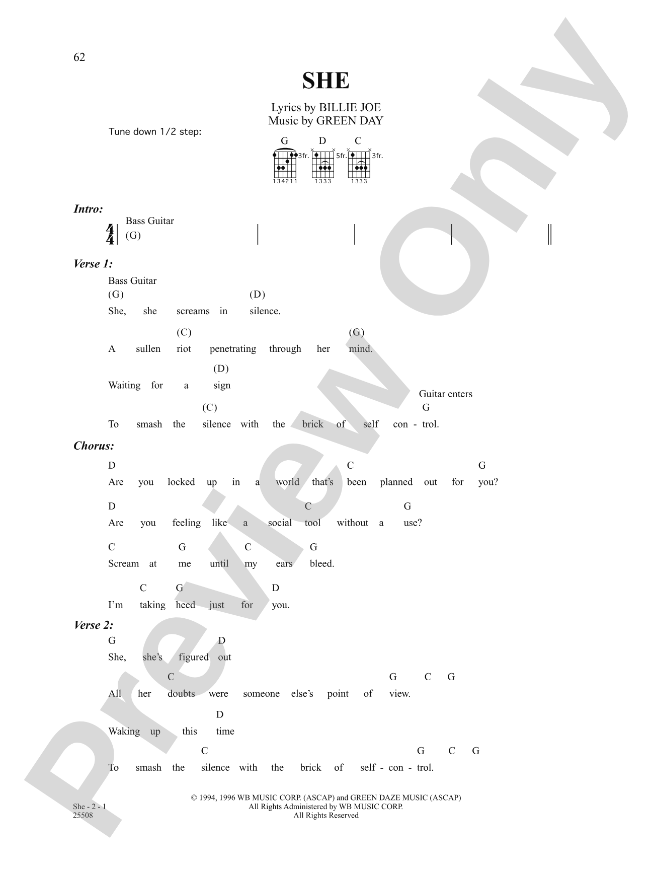 She: Strum and Sing