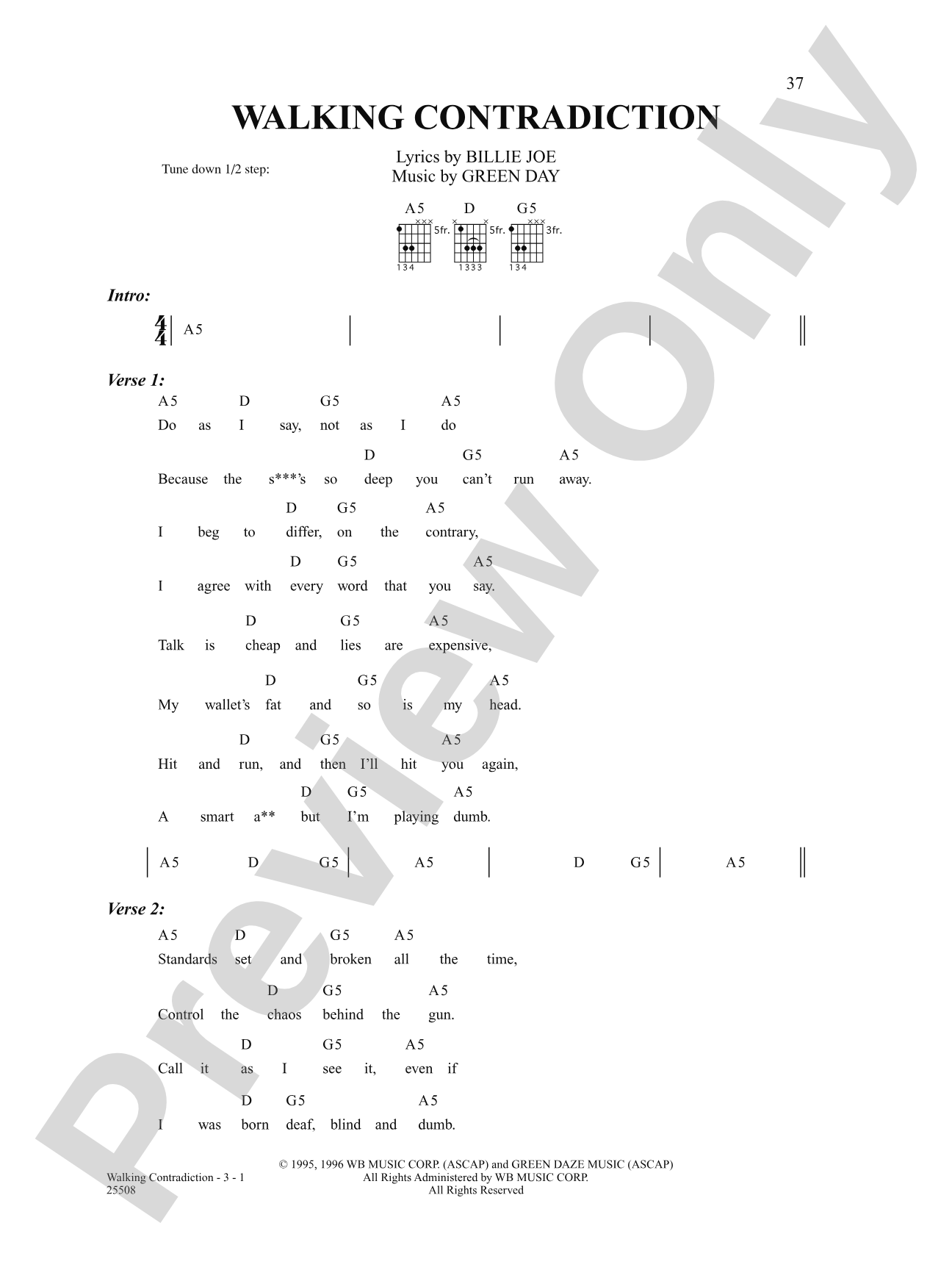 Walking Contradiction: Strum and Sing